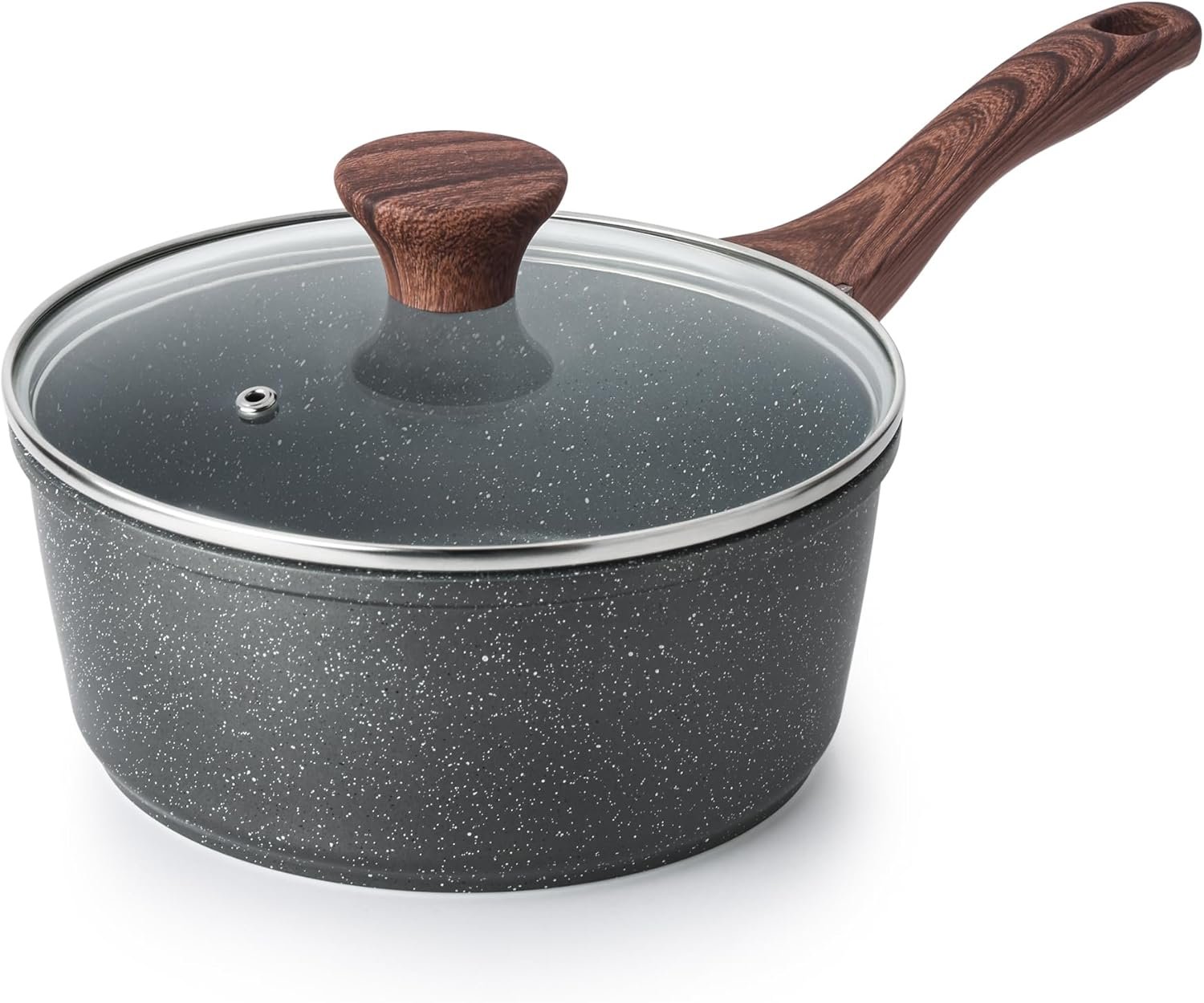 1.5 Quart Nonstick Saucepan - Healthy Cooking Made Easy