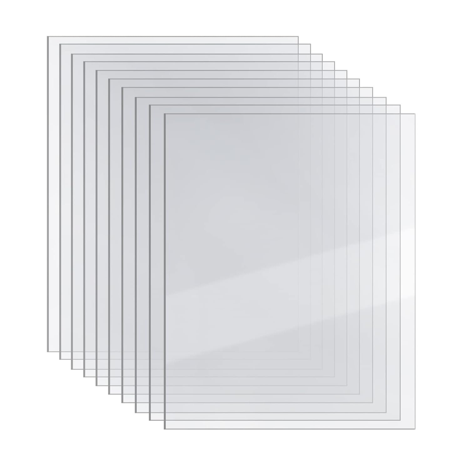 10-Pack FEP Film for 3D Printers - Ready to Print