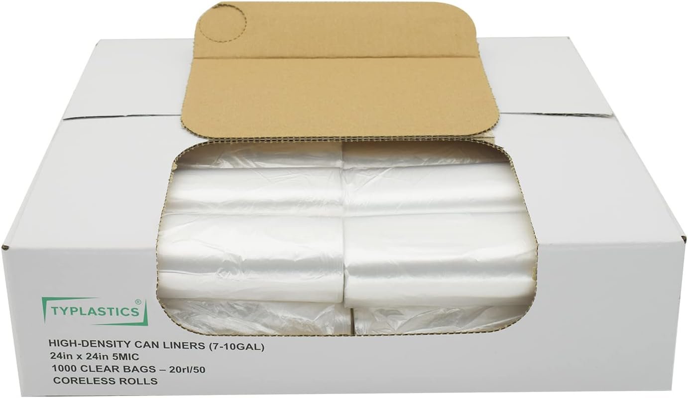 1000-Count Heavy-Duty Trash Bags - 7-10 Gallon Multipurpose Liners