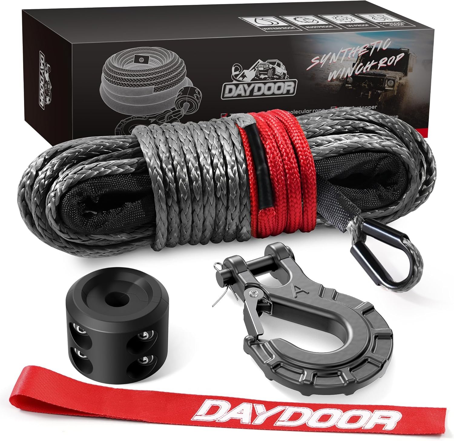 10,000lb Winch Rope: Stronger than Steel, Safer to Use
