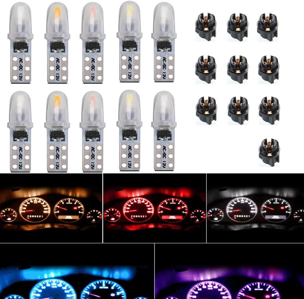 Brighten Your Dashboard with 10pcs LED Bulbs