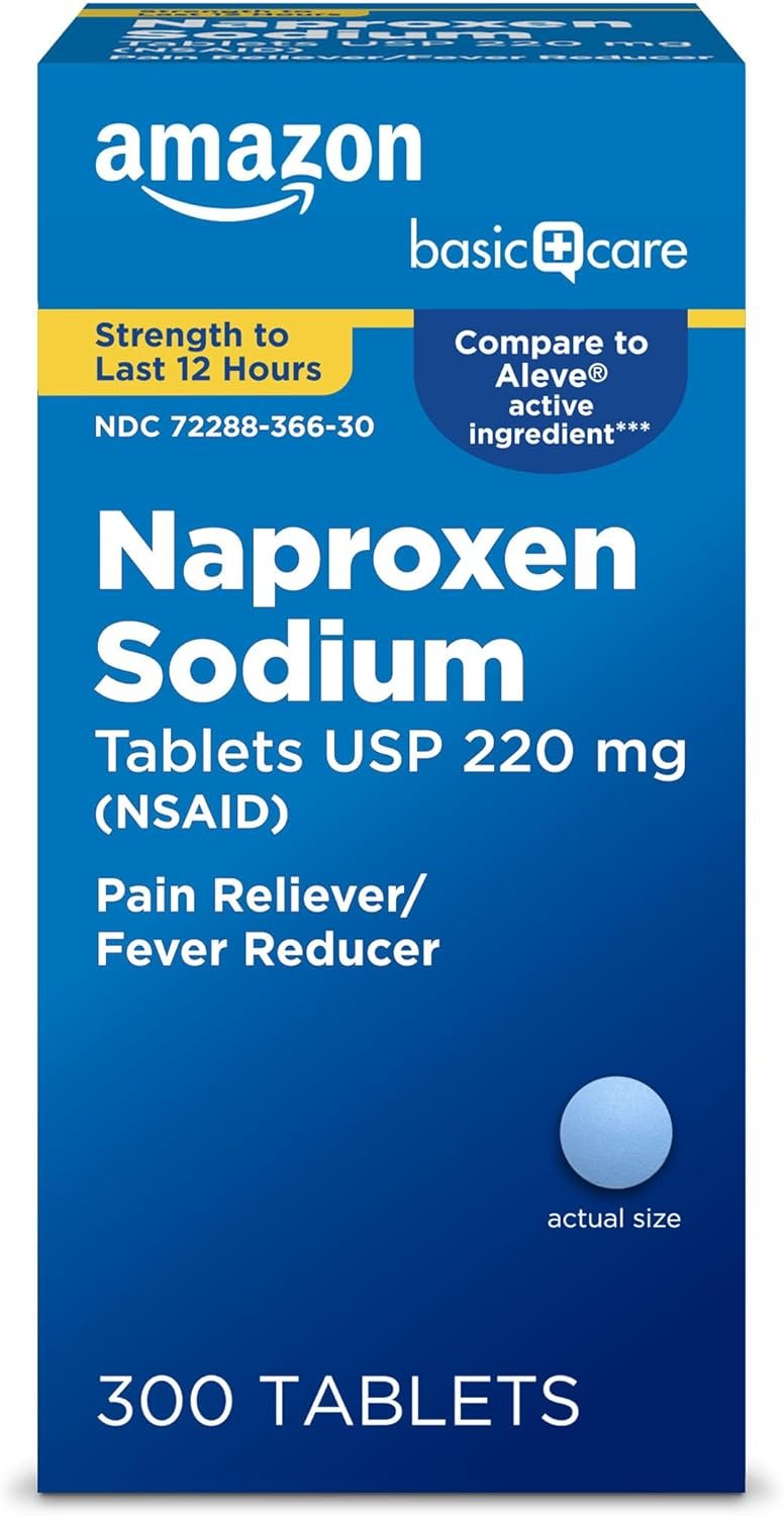 12-Hour Relief from Aches: Naproxen 220mg Tablets