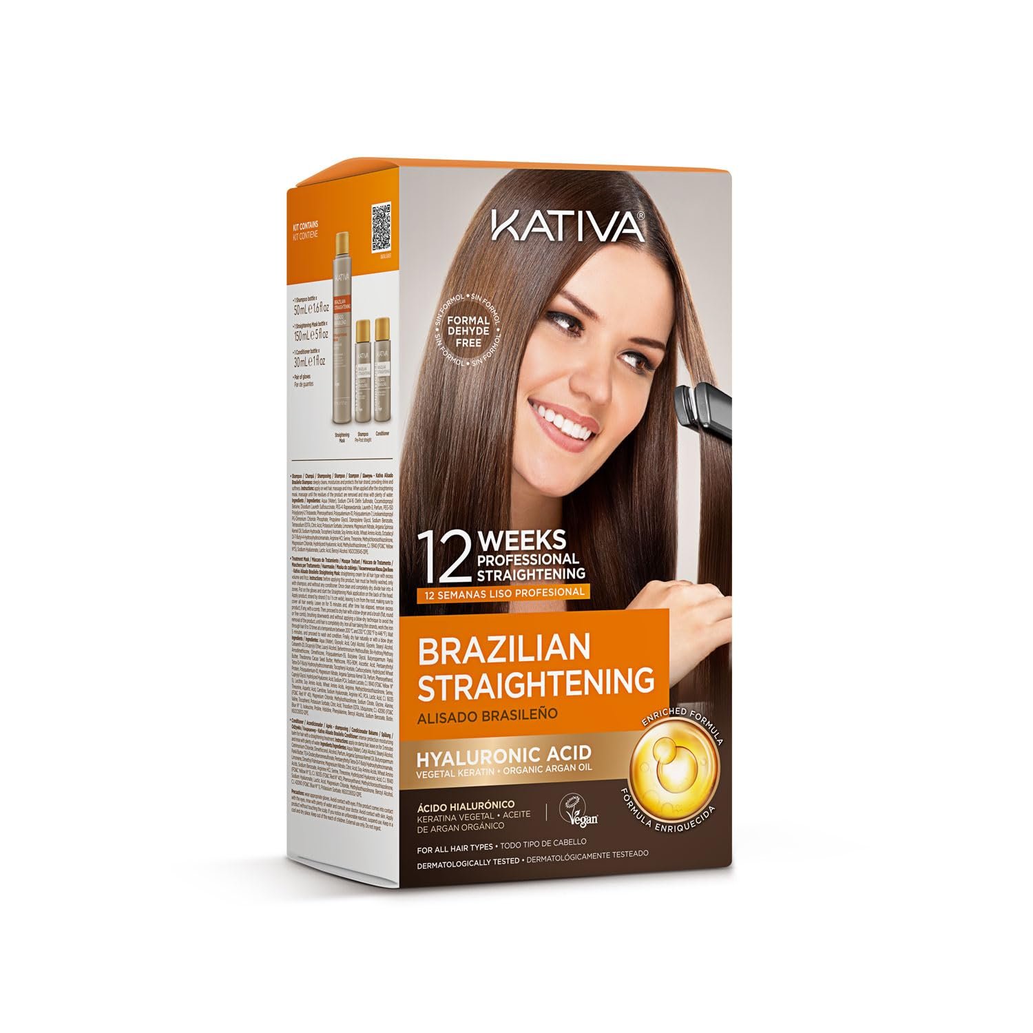 12-Week Frizz-Free Hair: KATIVA Keratin Treatment