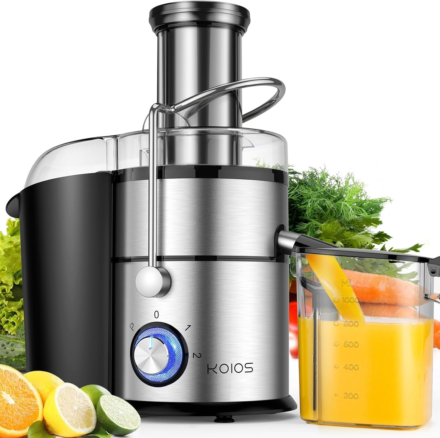 1300W Power Juicer: Whole Fruit Feeding, Maximum Yield