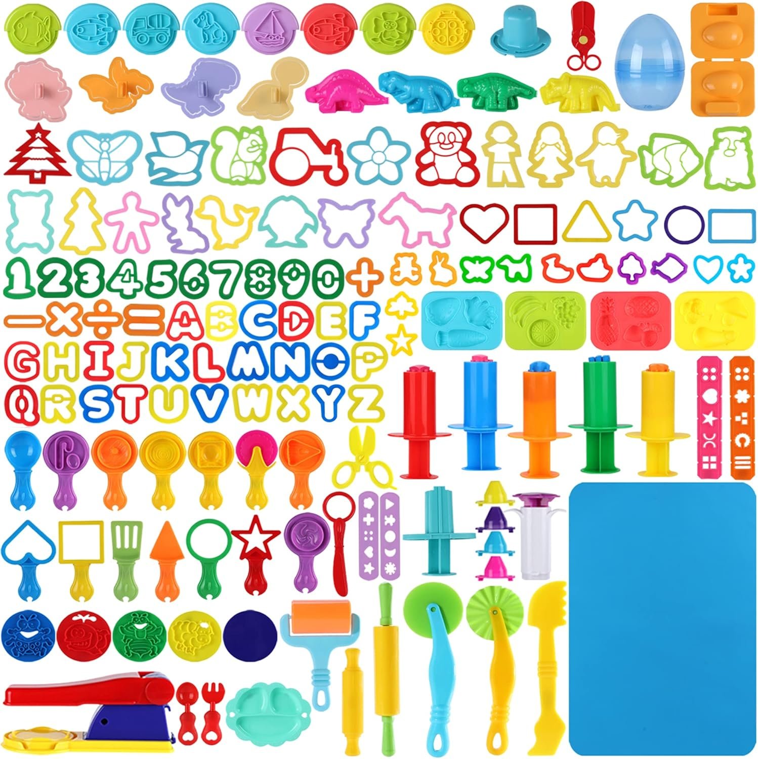 144-Piece Dough Tools Set - Endless Creative Fun for Little Hands!