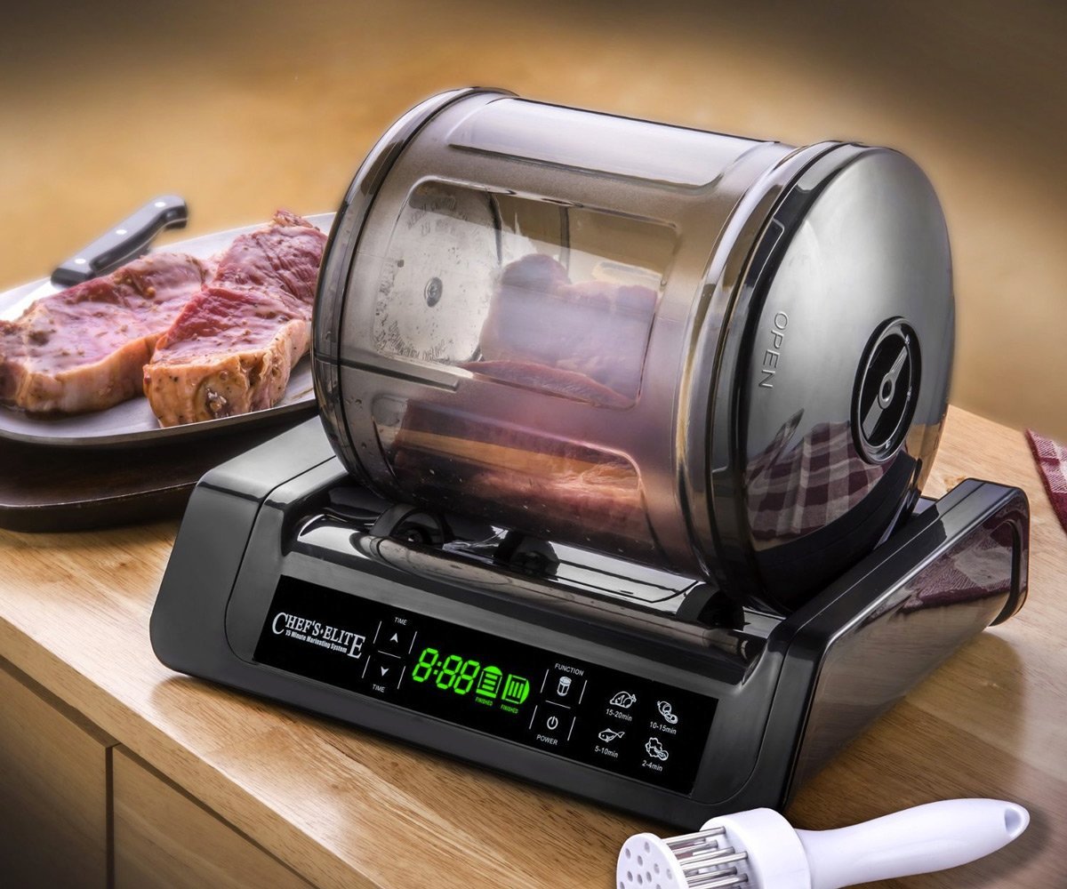 15-Minute Meat & Vegetable Vacuum Marinator