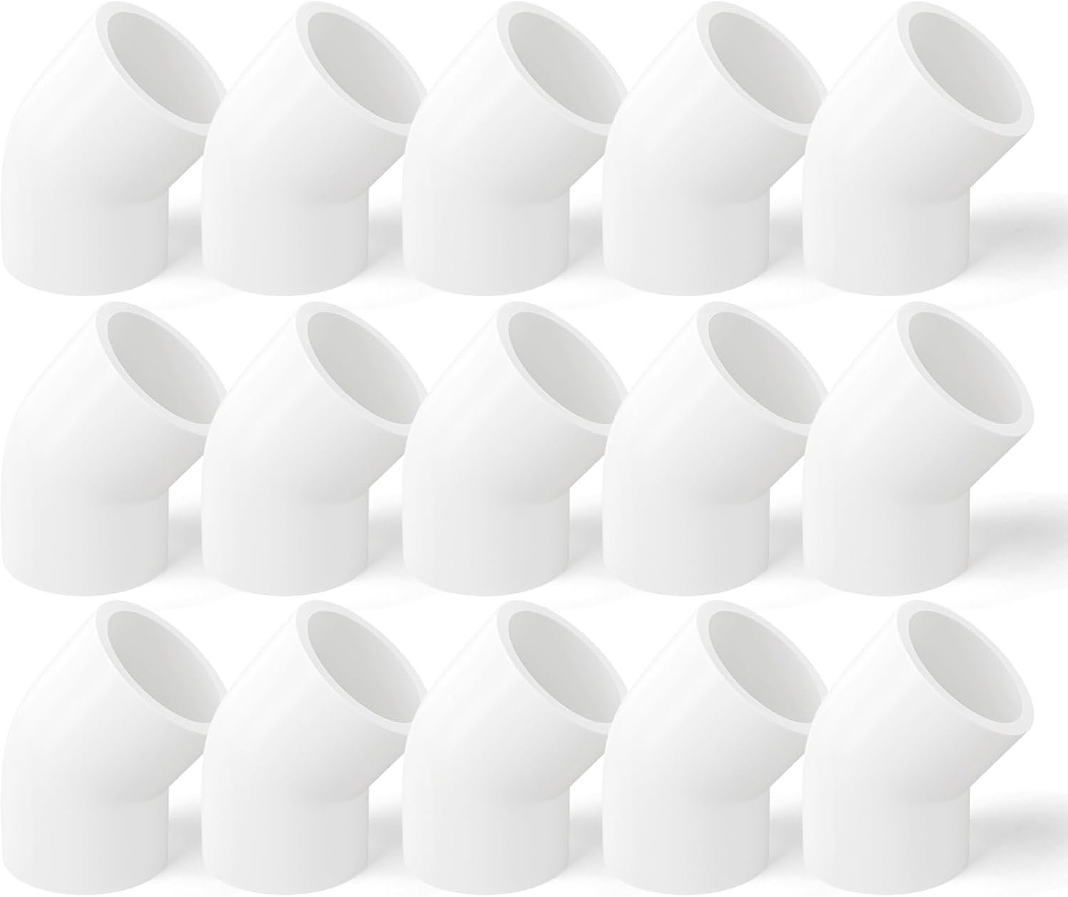 15-Piece PVC Pipe Fitting Set - 3/4