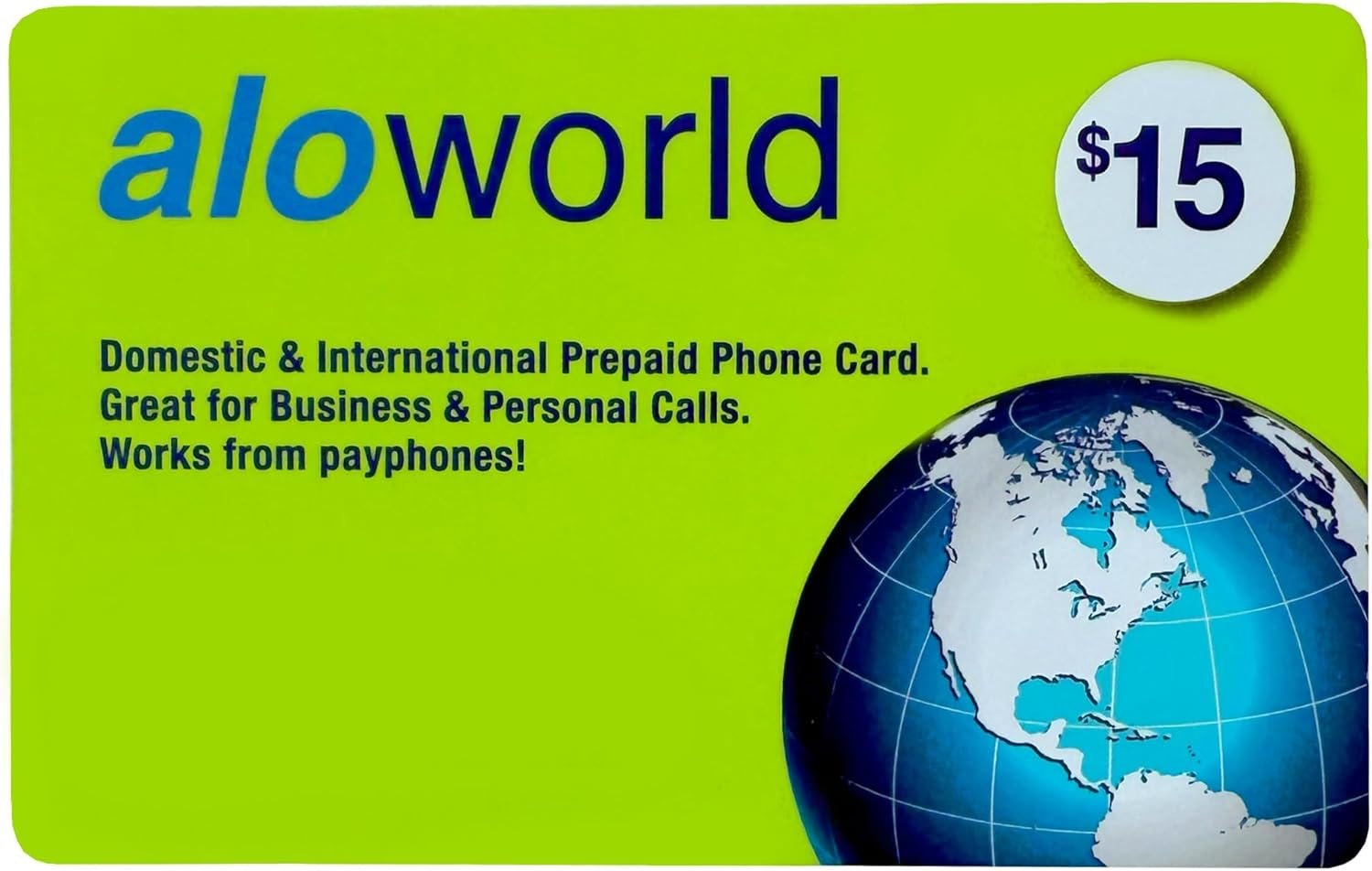 $15 Prepaid Card for Cheap Global Calls