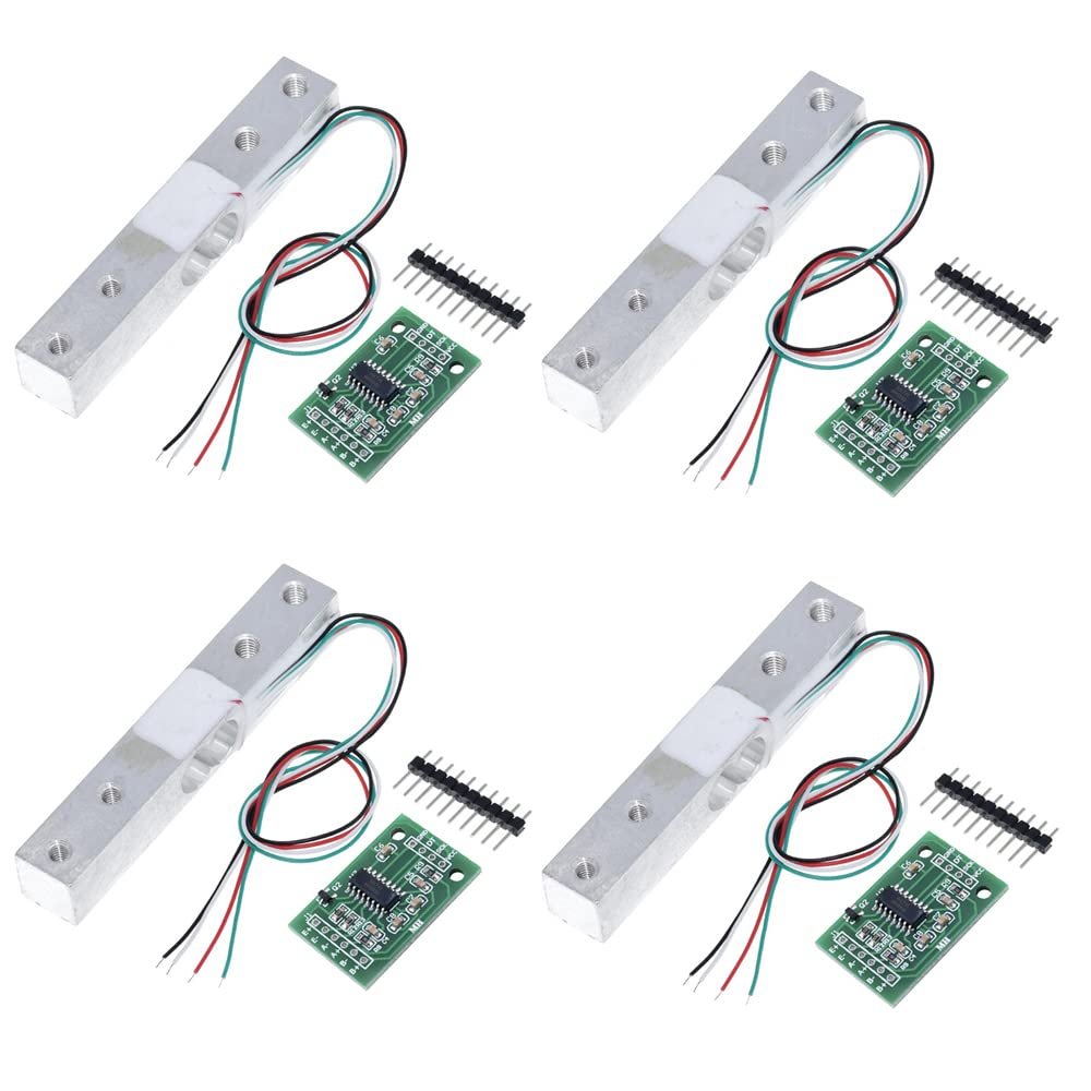 4x 1kg Load Cells + HX711 for Arduino DIY Scales