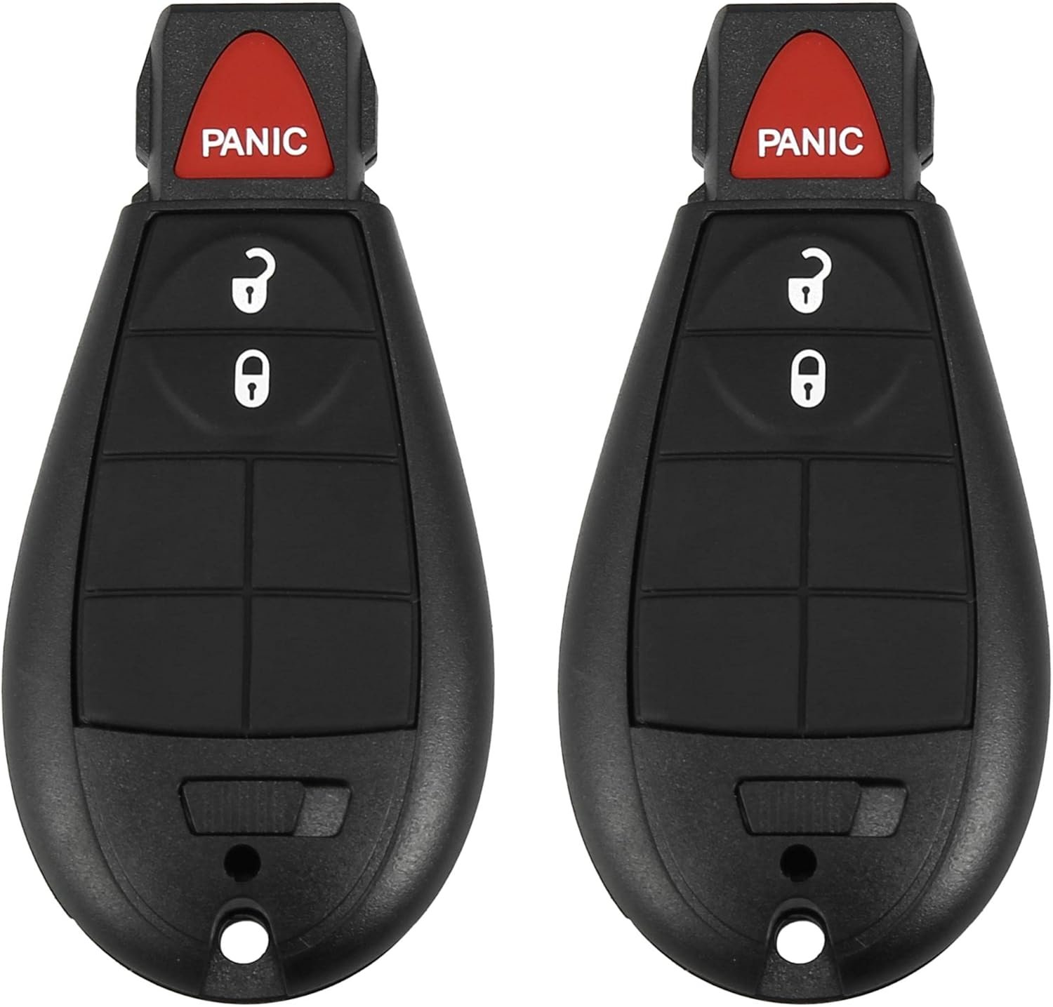 2-Pack Replacement Key Fobs for Dodge Chrysler Jeep