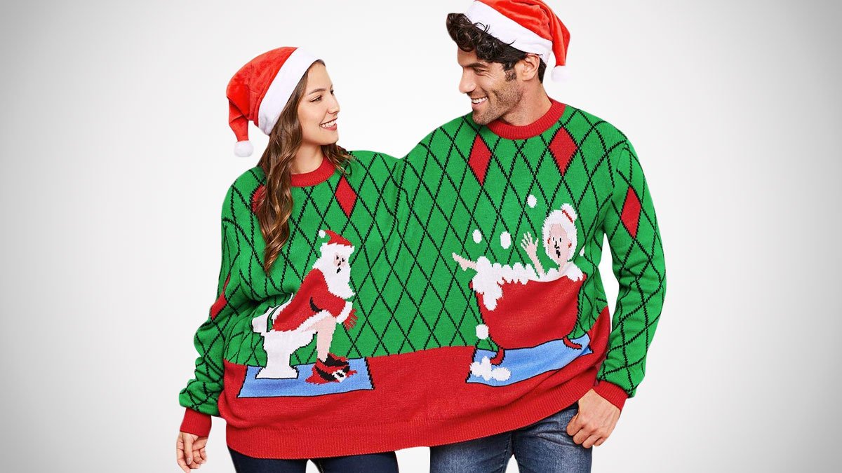 2-Person Ugly Christmas Sweaters