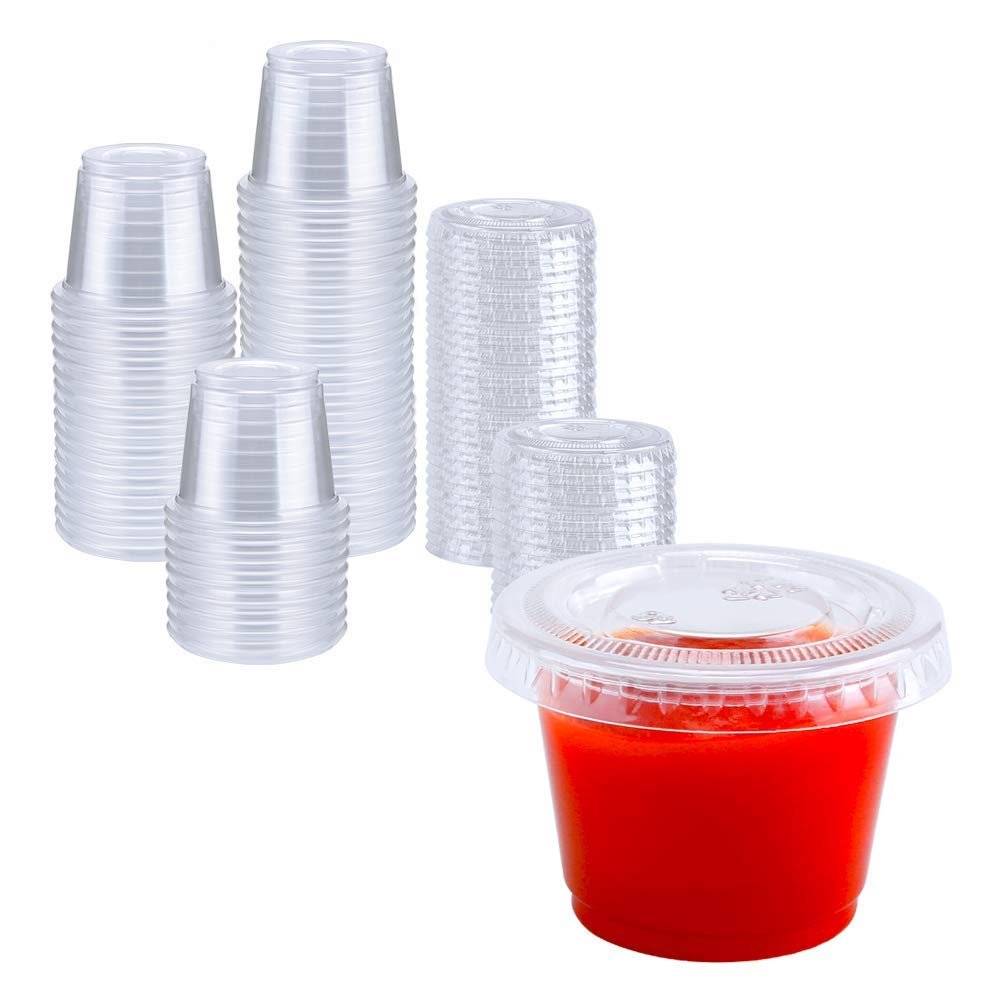 200-Pack Jello Shot Cups with Lids
