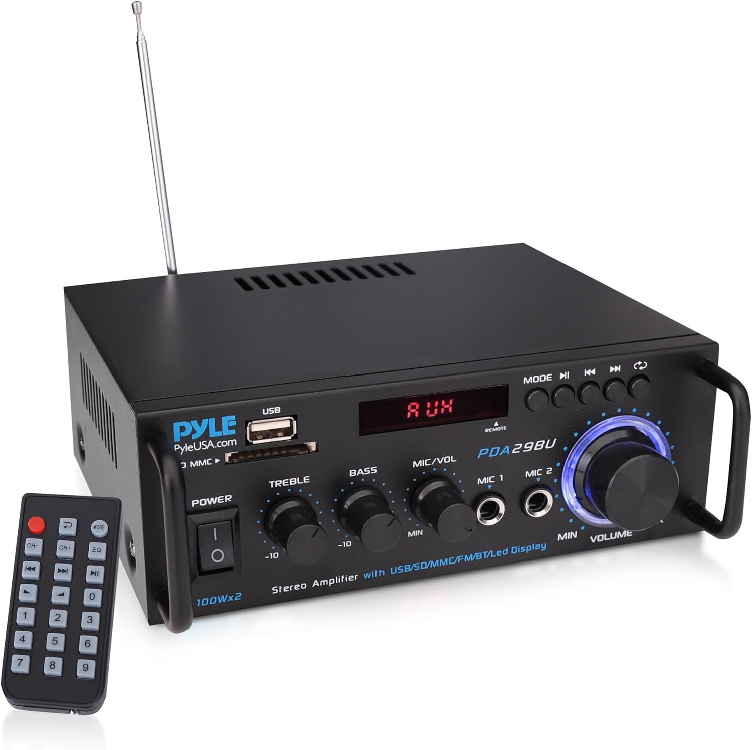 200W Bluetooth Stereo Amplifier for Powerful Home Audio