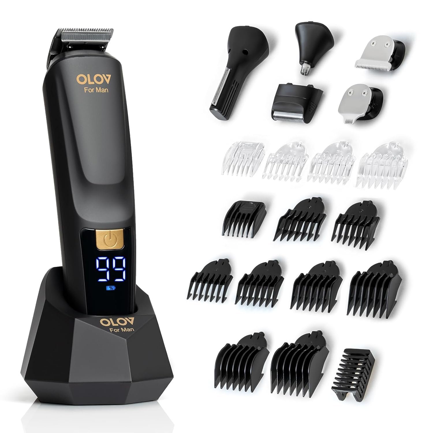 21-Piece Complete Grooming Kit for Men