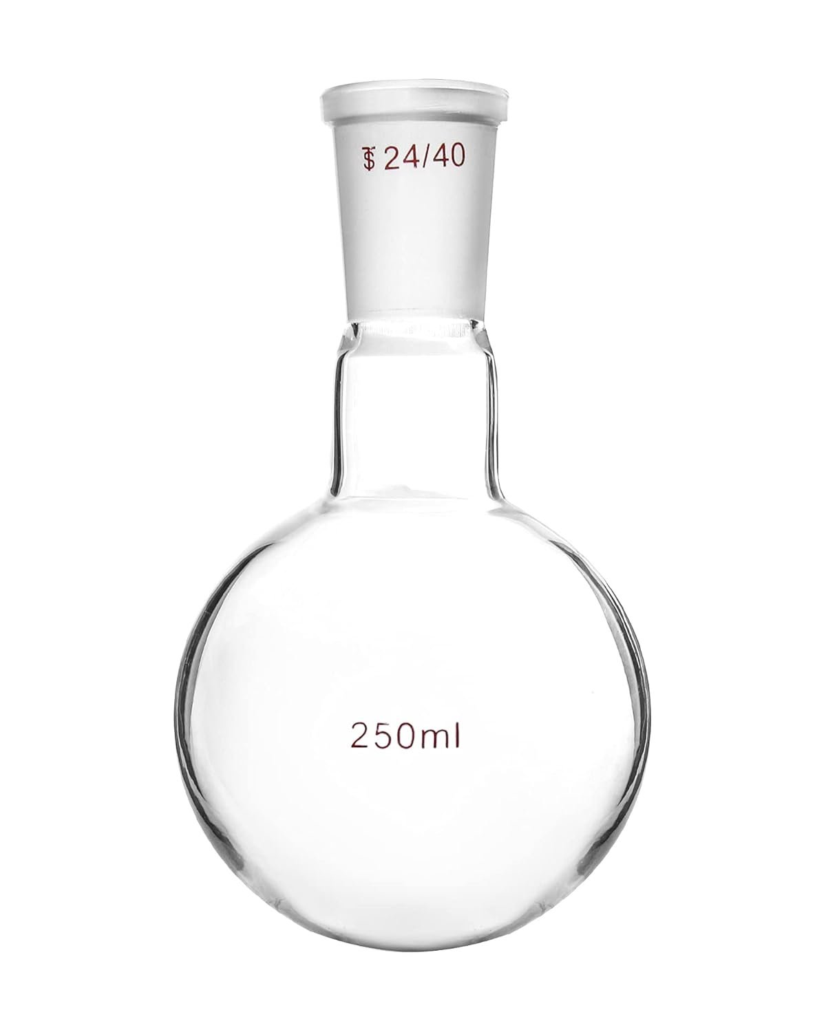 250ml Glass Boiling Flask for Stable Lab Heating