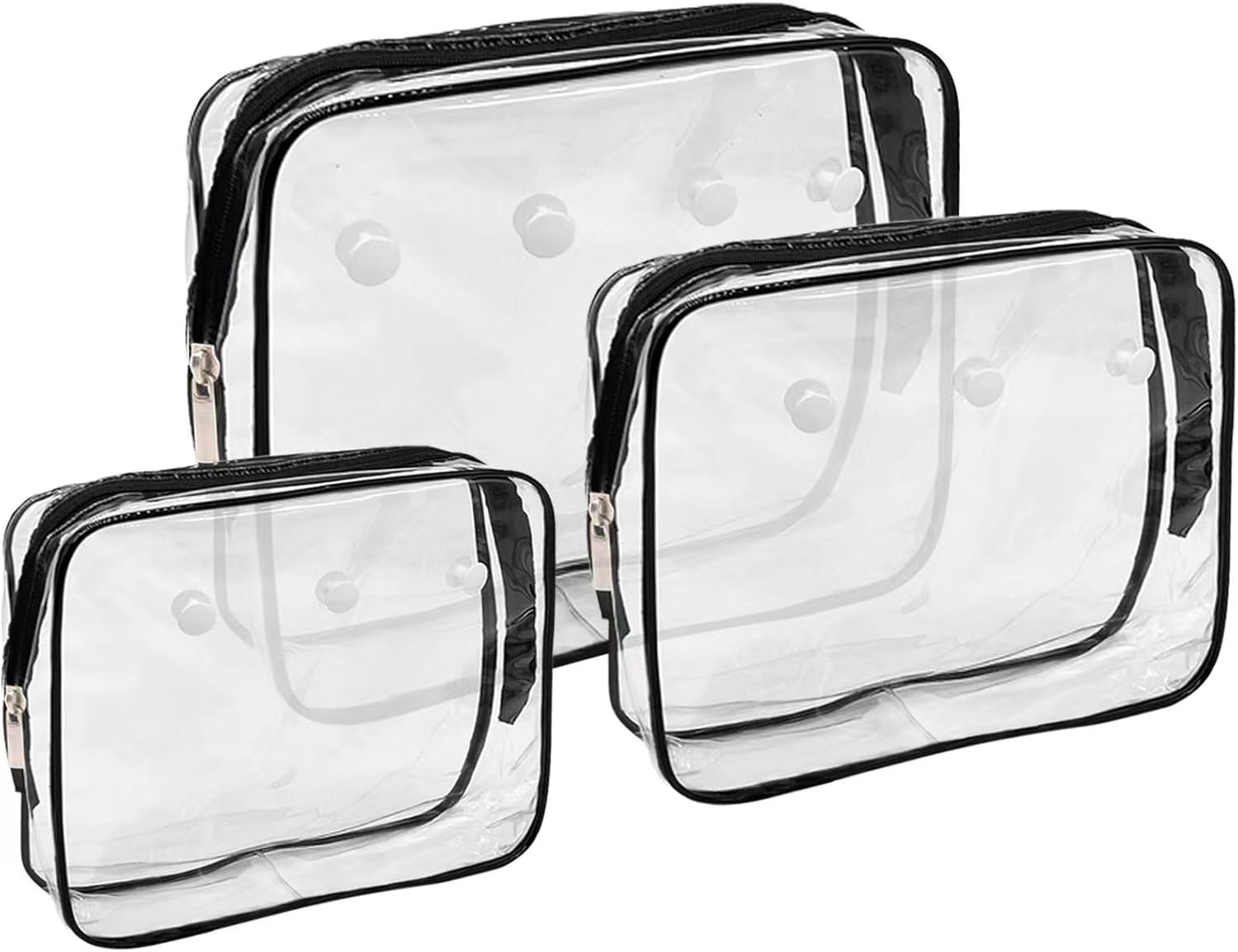 3-Piece Clear Bogg Bag Organizers