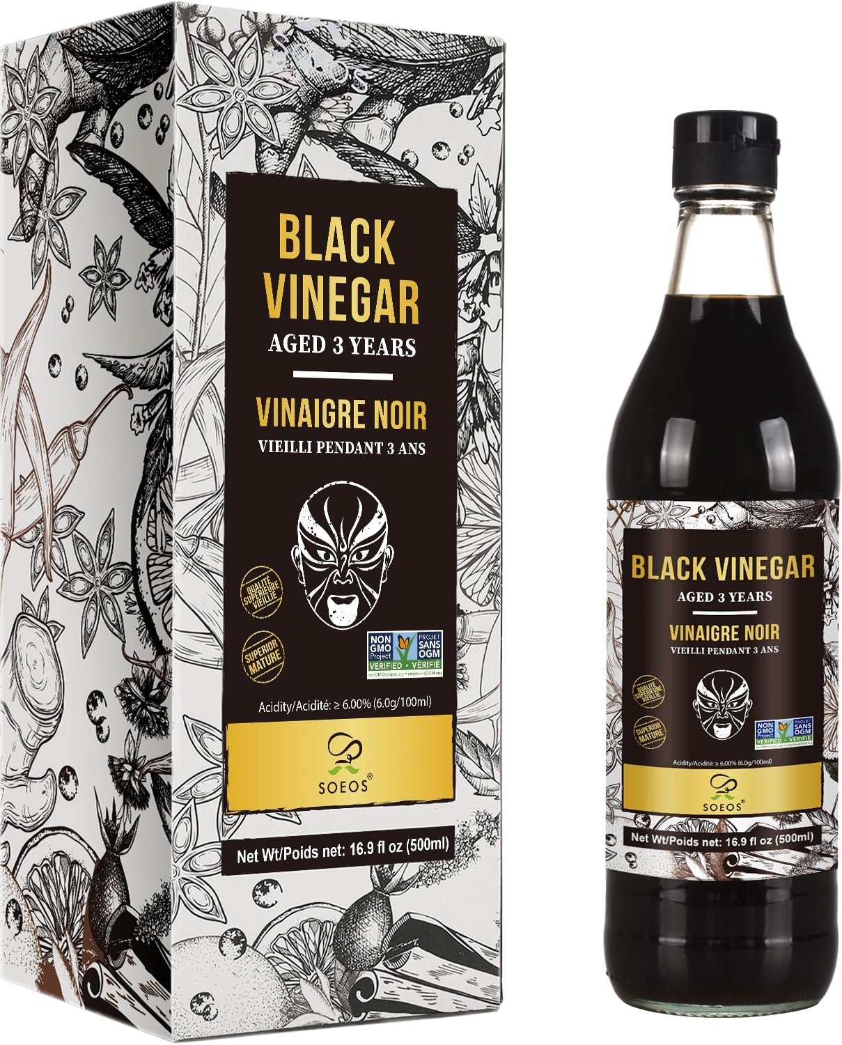 3-Year Aged Chinkiang Vinegar for Bold Umami Depth