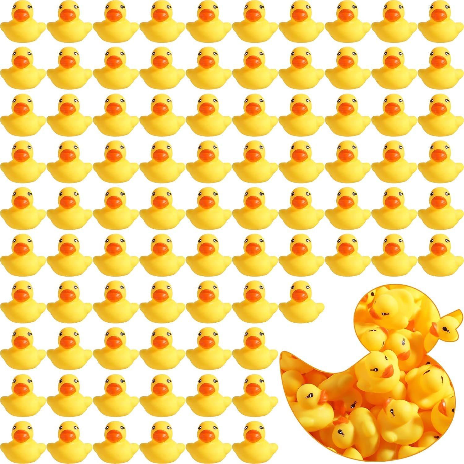 300 Mini Rubber Ducks - Endless Party Fun in Every Pack