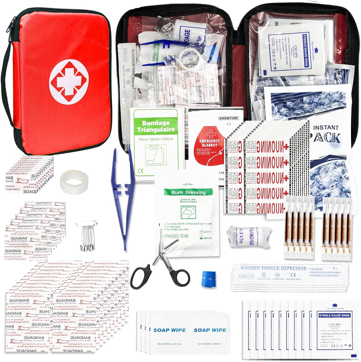 Be Ready for Anything: 300-Piece First Aid Kit