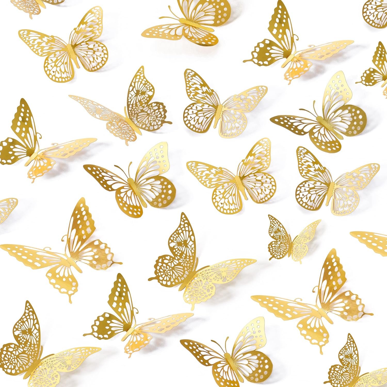 Enchanting 3D Butterfly Wall Decor for Celebrations