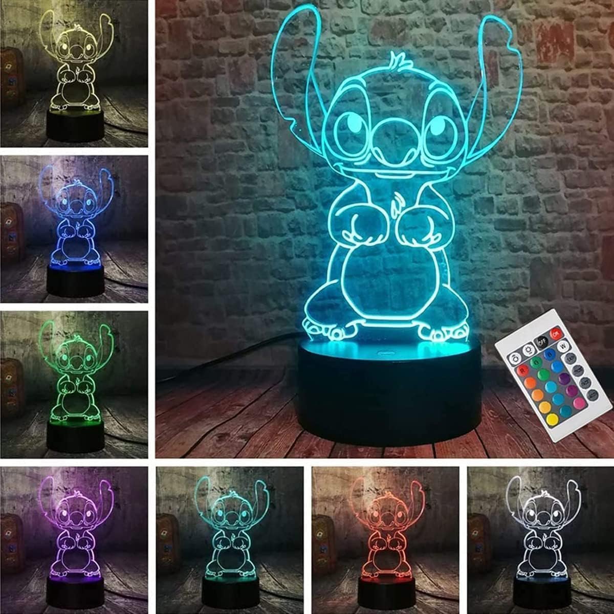Enchanting 3D Illusion Night Light for Kids