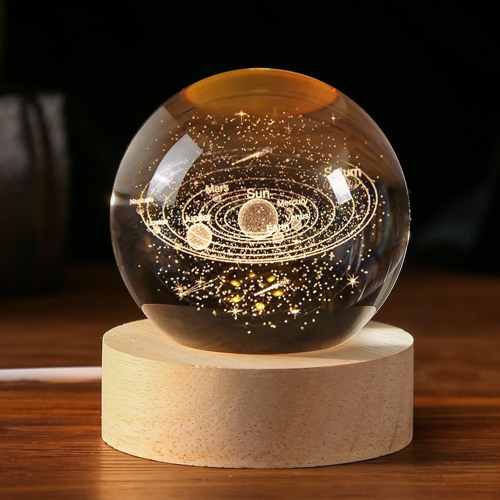 Hold the Solar System in Crystal: 3D Laser Orb