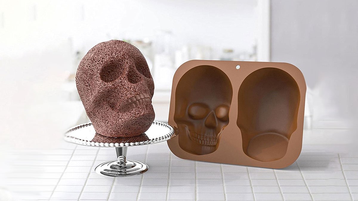 3D Skull Silicone Cake Mold