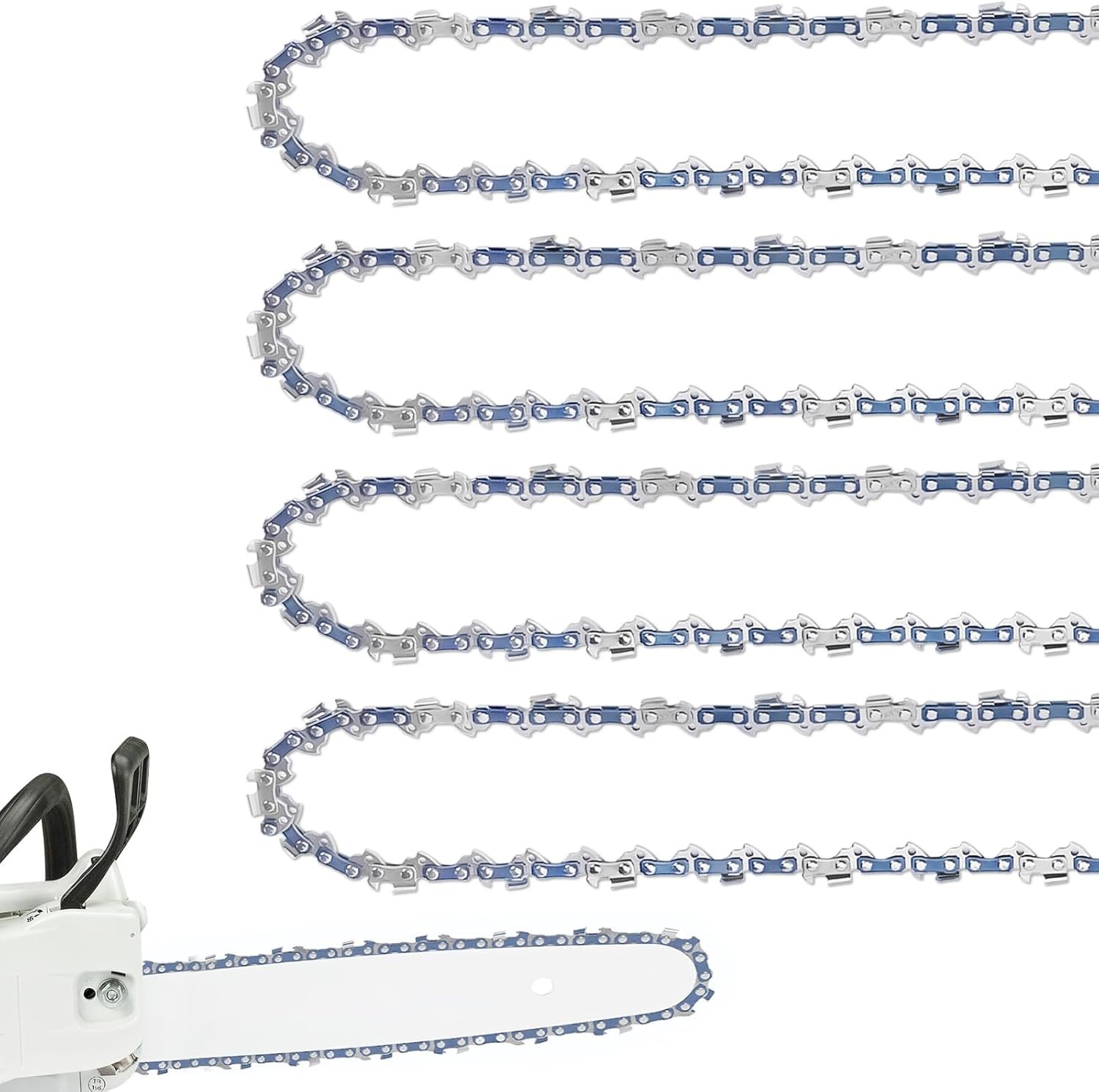 4-Pack Smooth Cutting Chainsaw Chains for Stihl