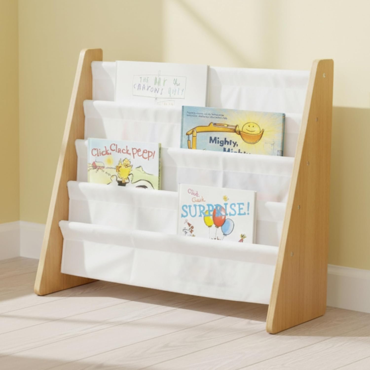 4-Tier Kids Bookshelf: Easy Book Access for Little Readers