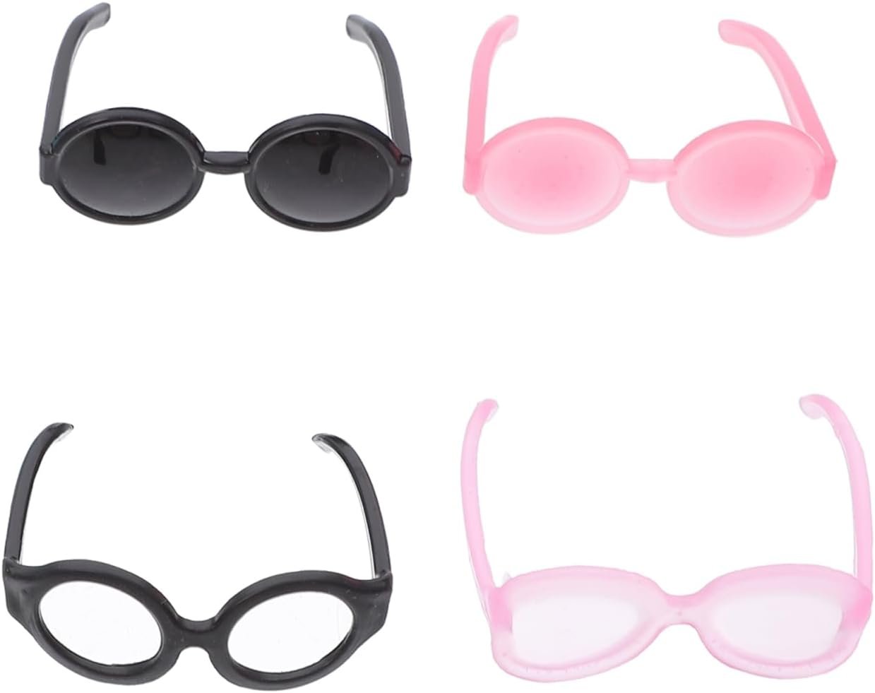 40 Mini Doll Glasses for Creative Dress-Up Play