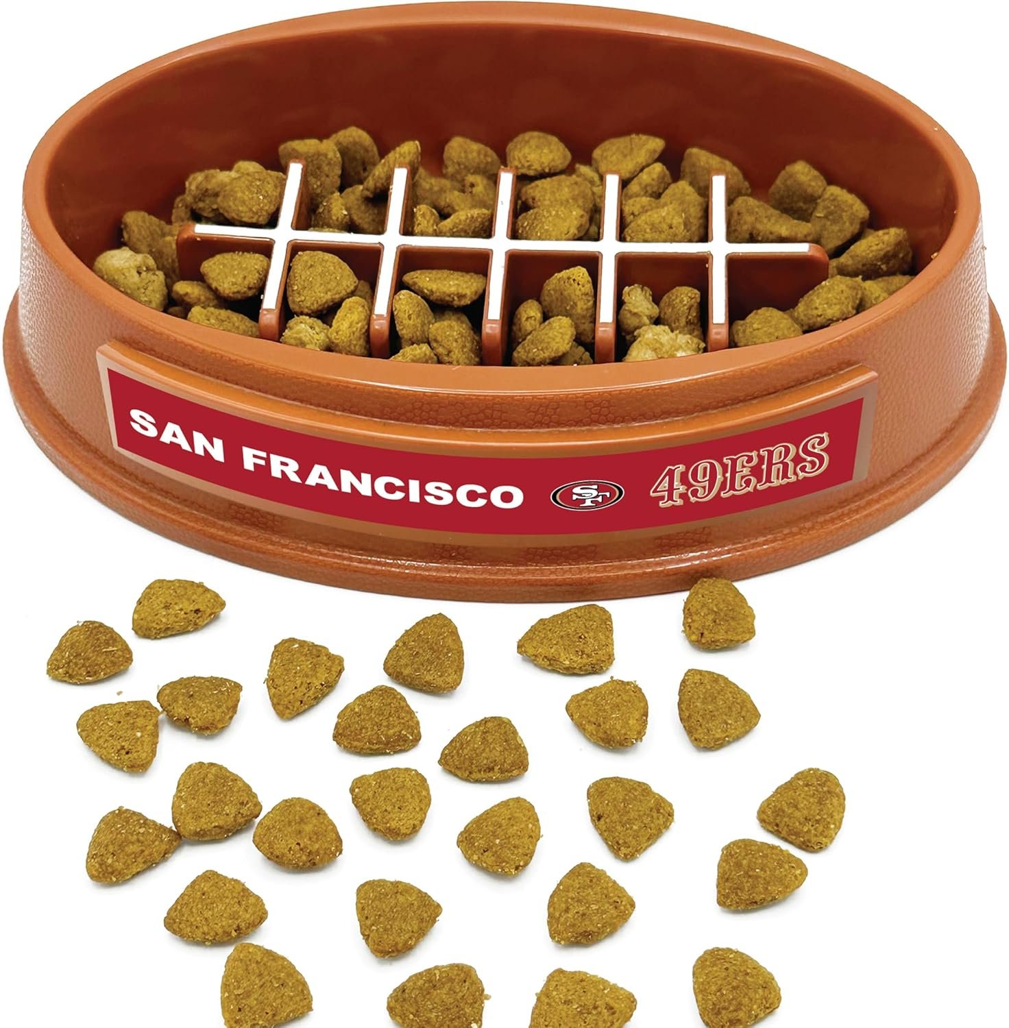 49ers Slow Feeder Bowl – Slower Eating, Happier Pets