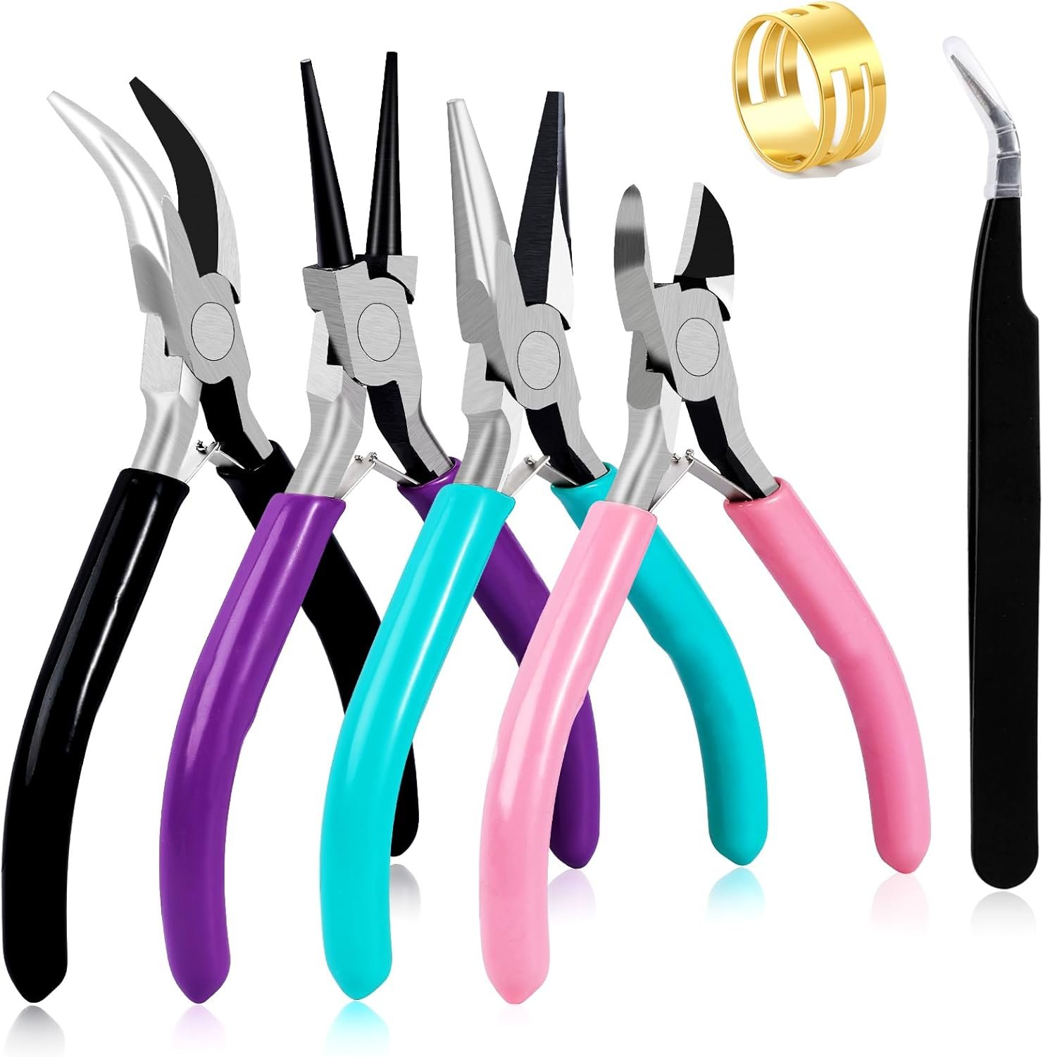 Premium 4Pcs Jewelry Pliers Set for Crafting