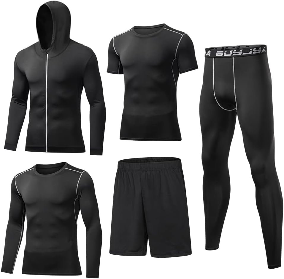5-in-1 Compression Athletic Set: Performance & Comfort Combined