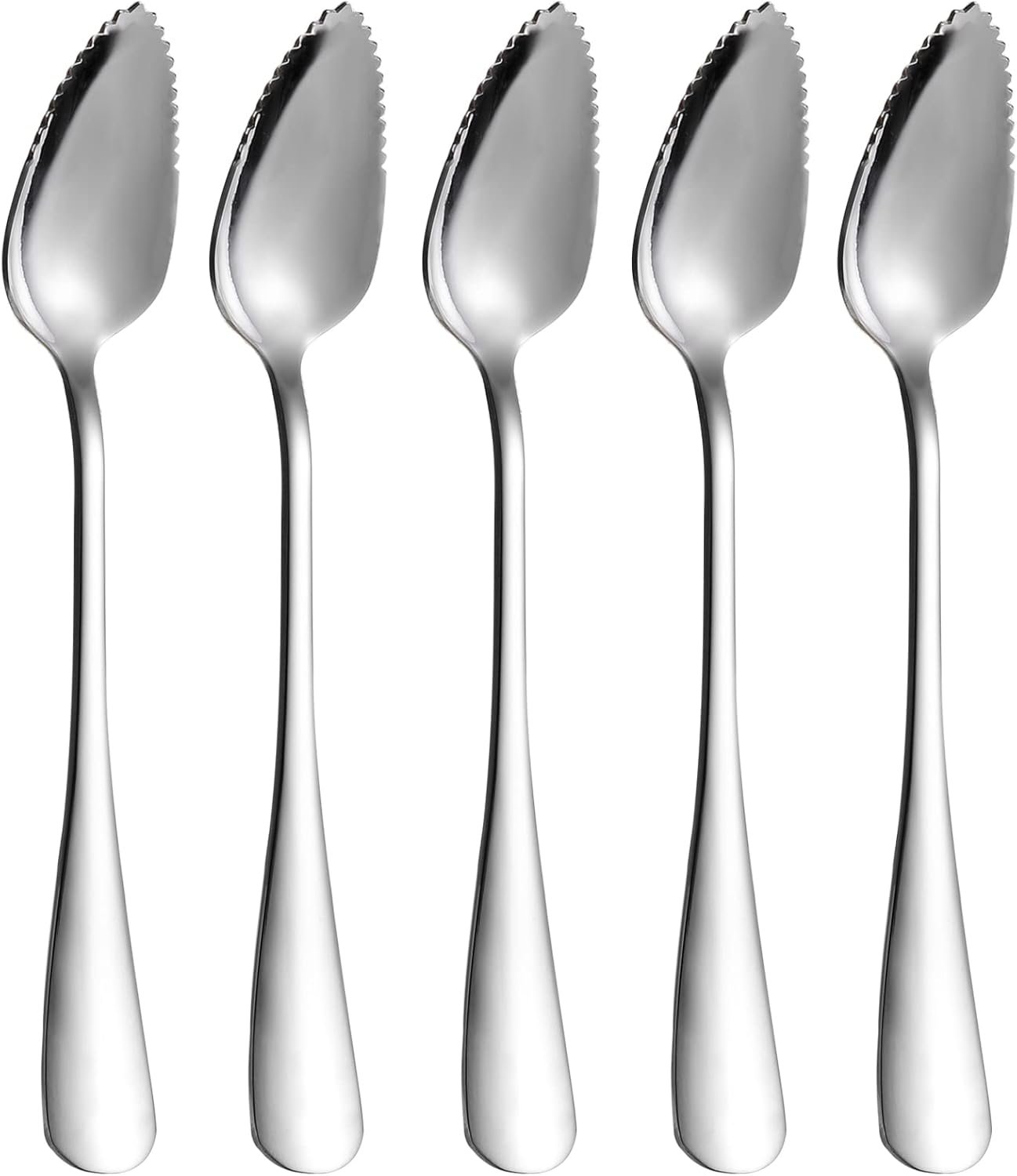 5 PCS Stainless Steel Grapefruit Spoon Set