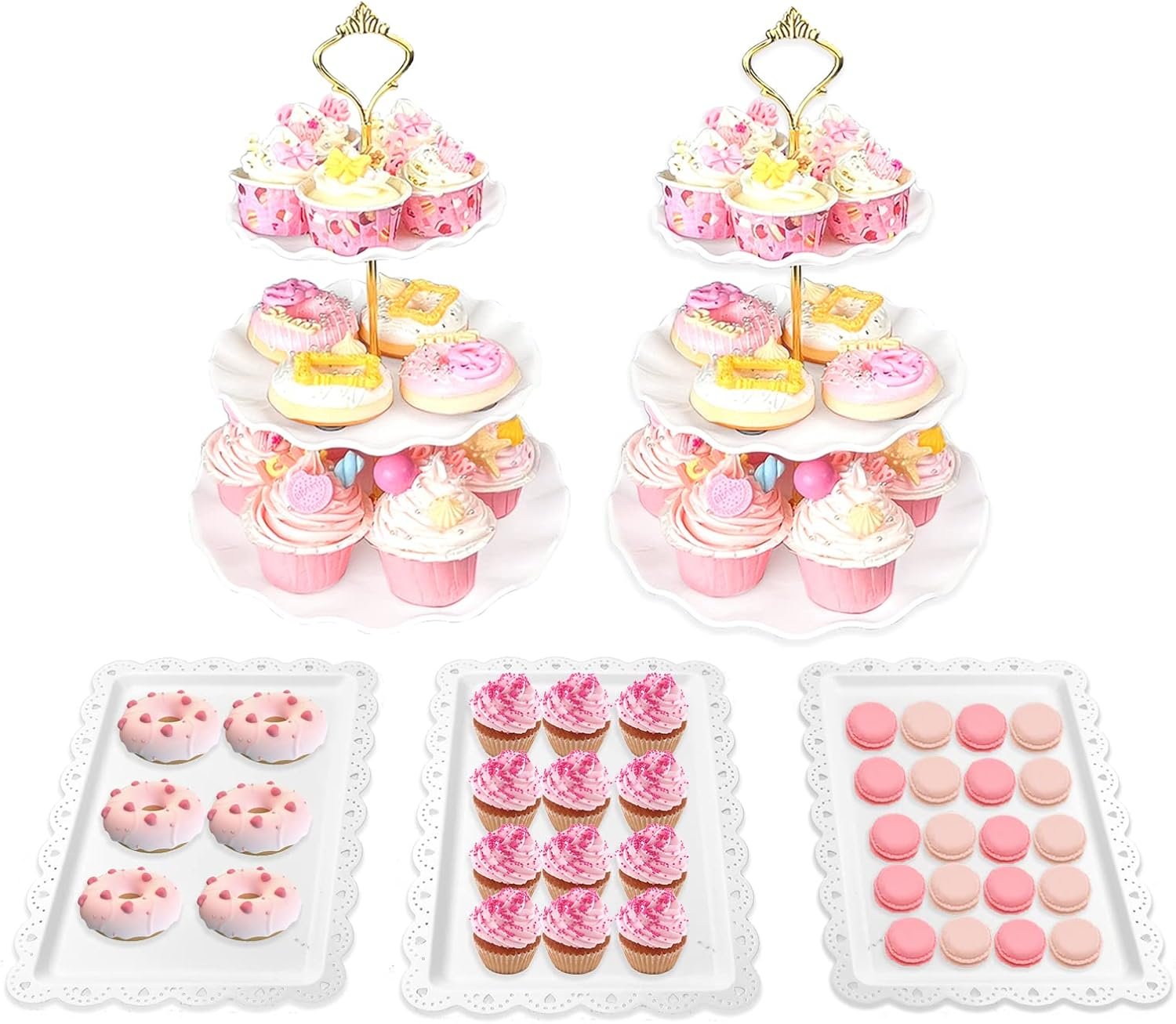 5-Piece Dessert Display Set That Makes Party Hosting Effortless