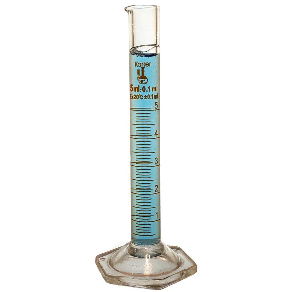 Durable 5ml Graduated Cylinder for Precise Measurements