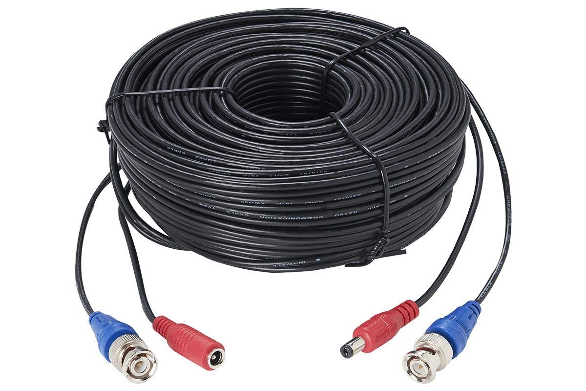 60ft Premium 4K Security Camera Cable - 2 Pack