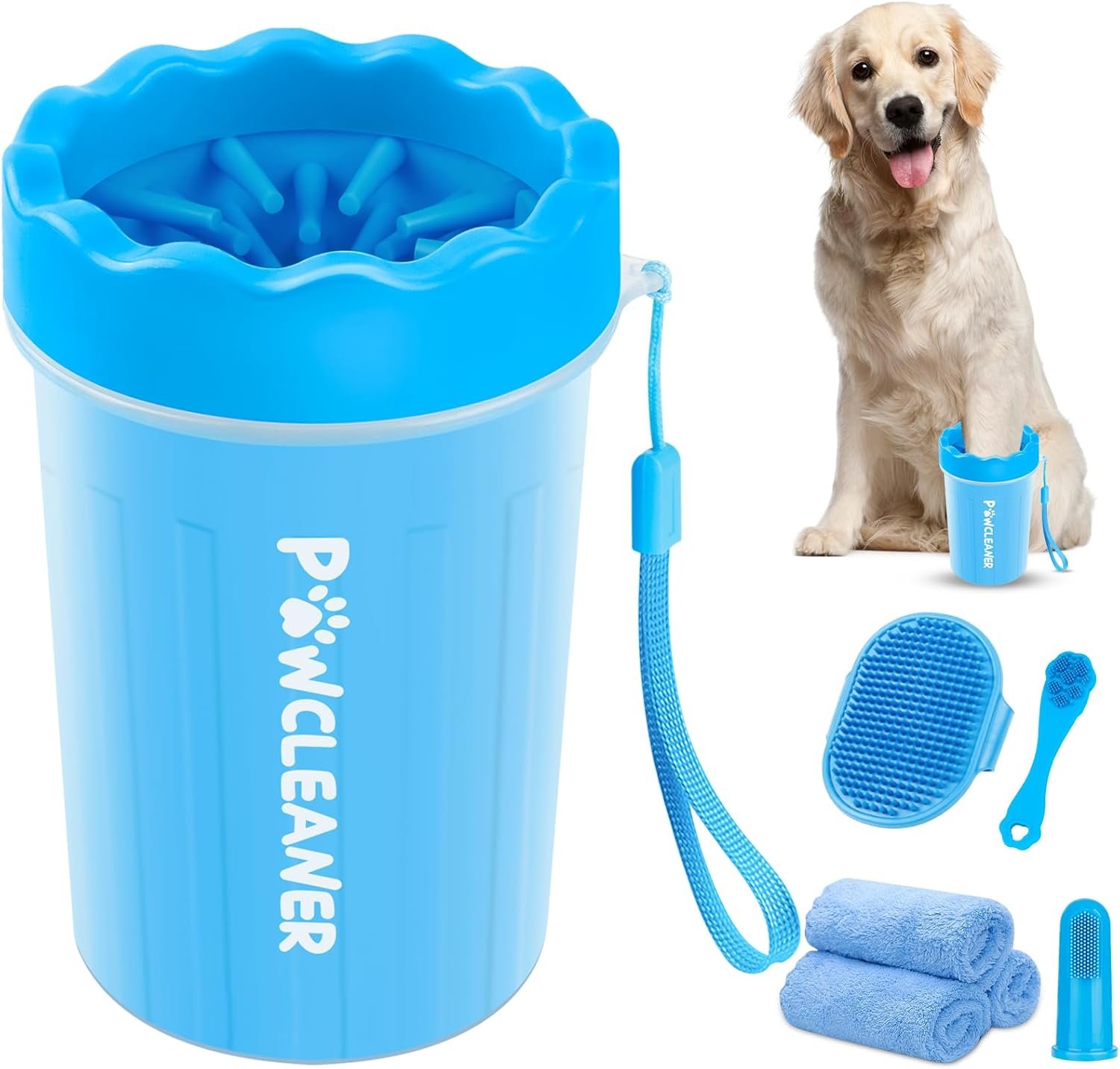 7-in-1 Dog Paw Cleaner for Easy Pet Care