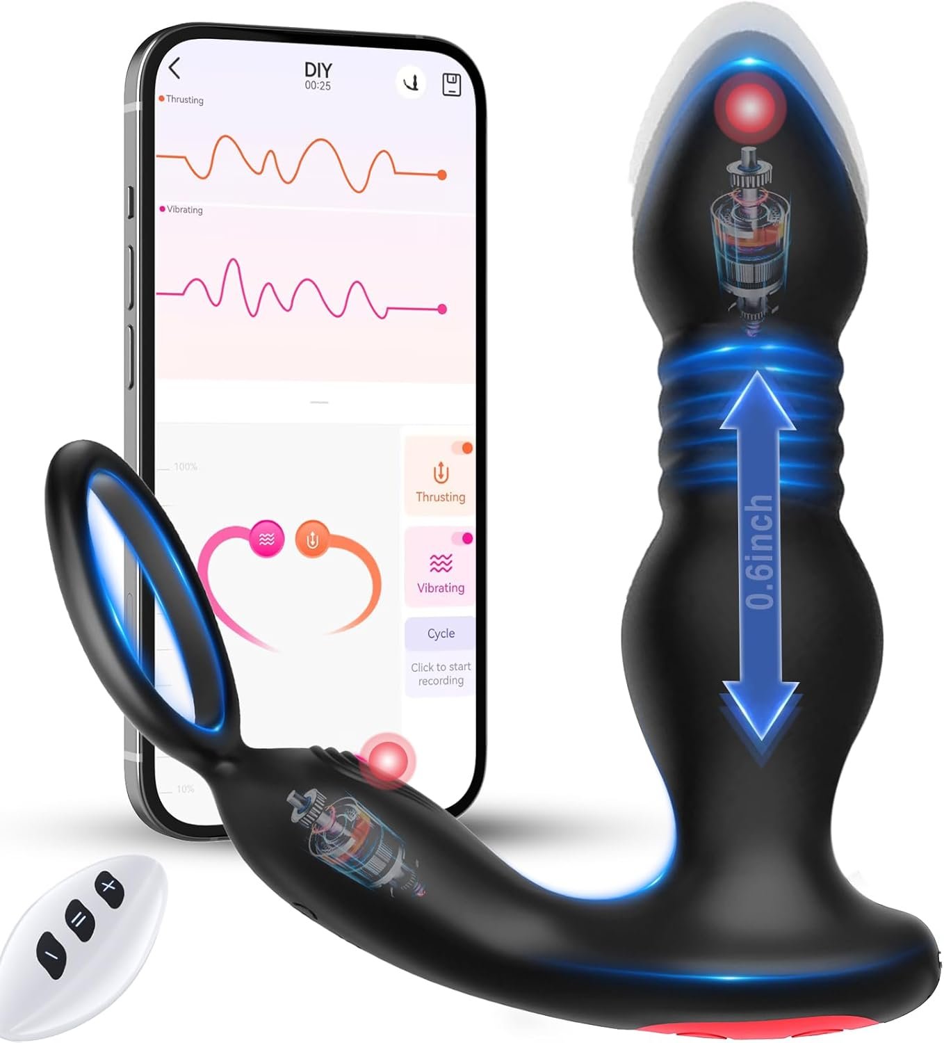 7-Mode Prostate Massager: Precision P-Spot Stimulation
