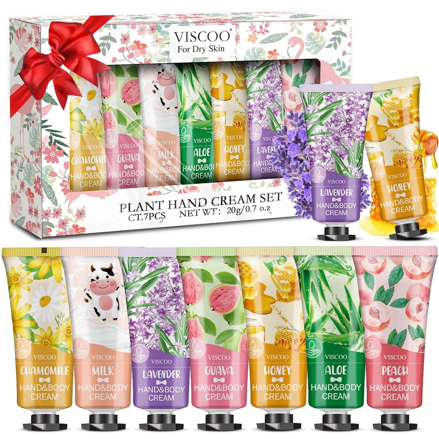 7 Pack Hand Cream Gift Set - Perfect for Everyone
