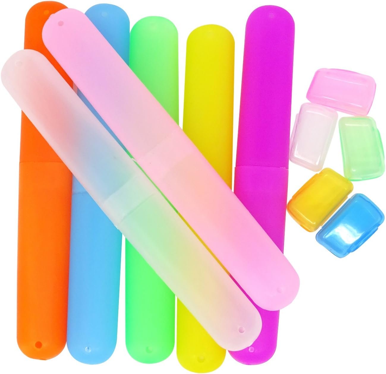 7-Piece Toothbrush Protection Set - Dust-Proof Cases for Clean, Fresh Brushes