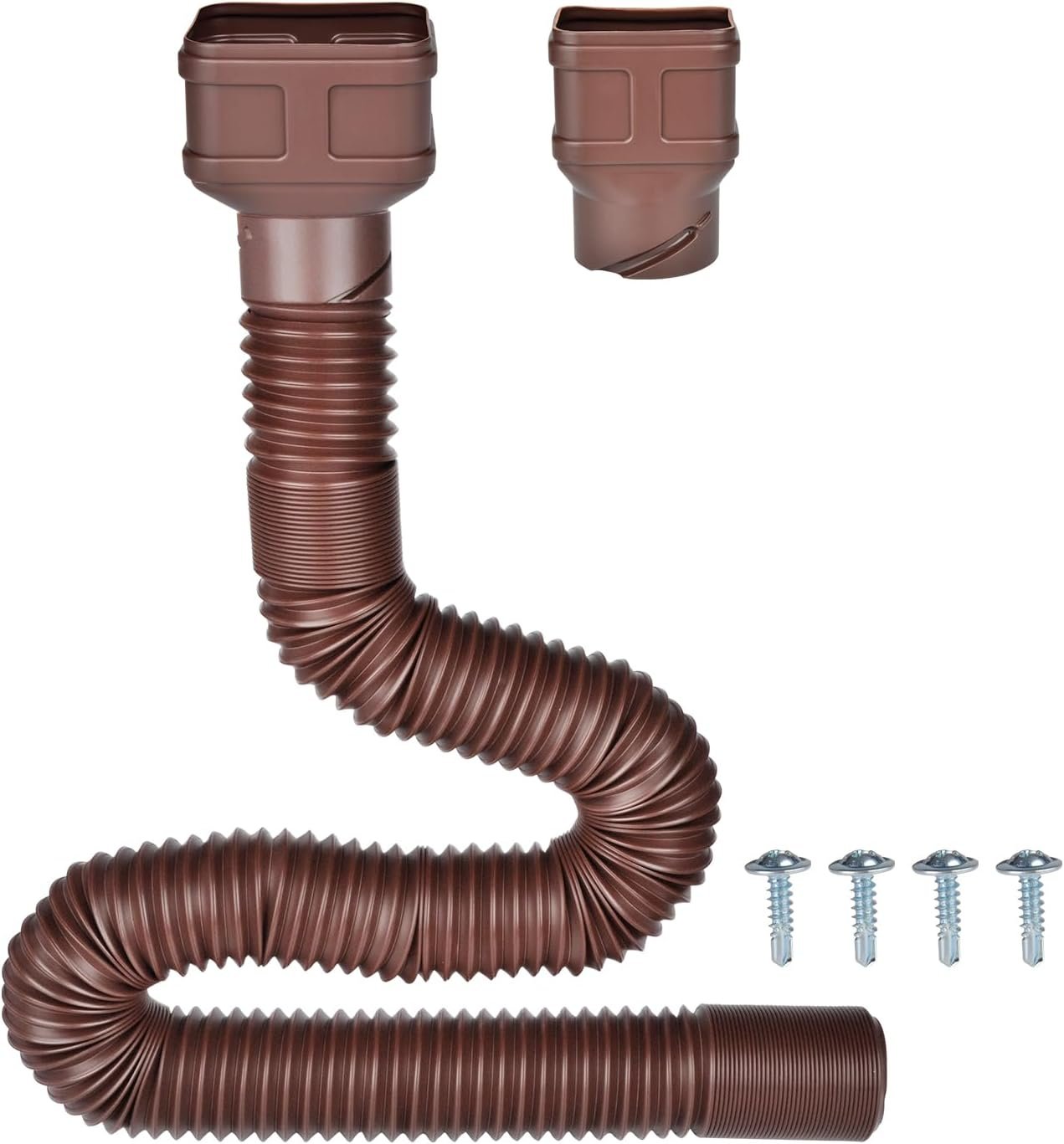 7ft Flexible Downspout Extender – Divert Rainwater Safely