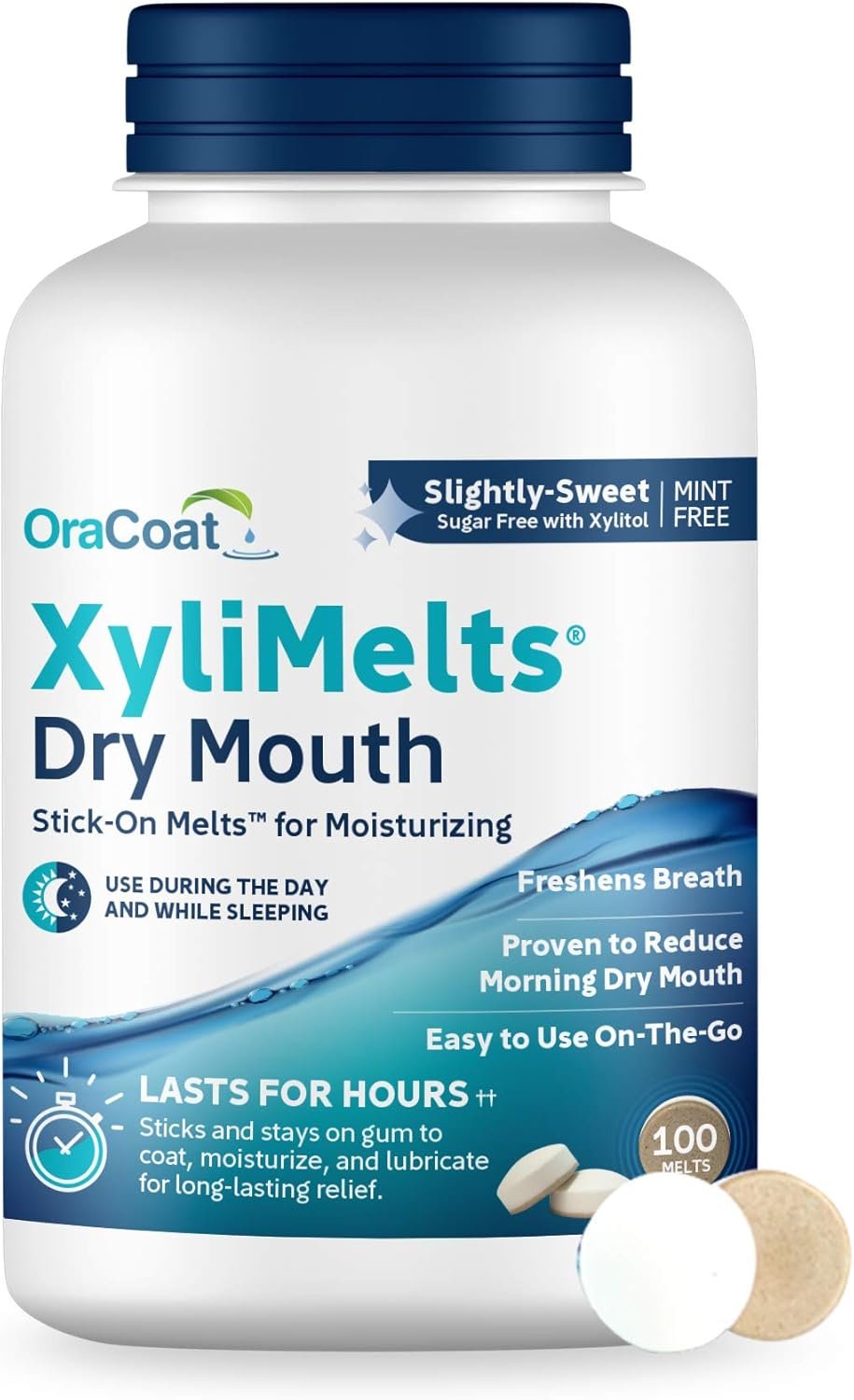 8-Hour Dry Mouth Relief Adhering Discs