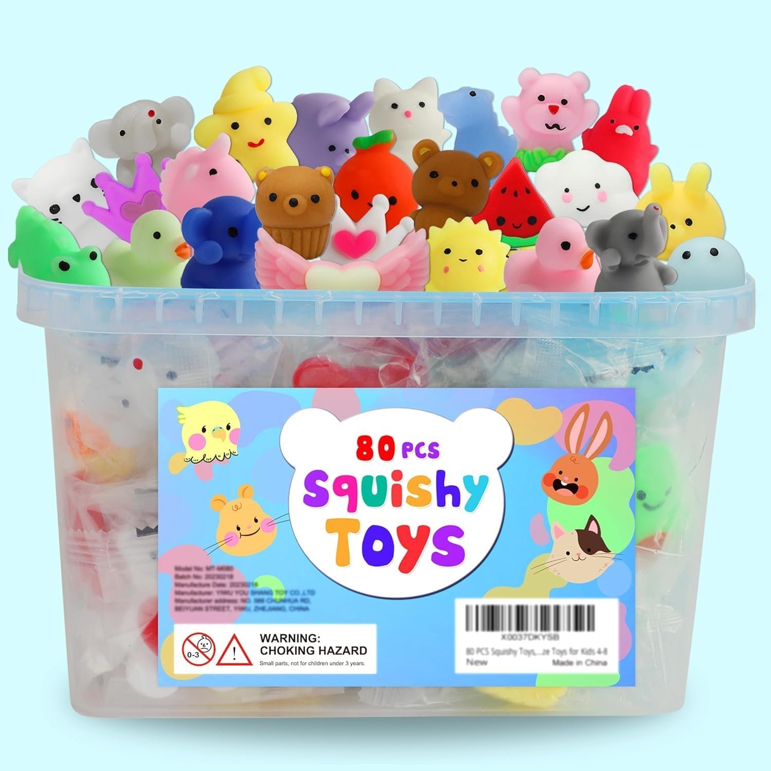 80 Kawaii Squishies: Fun Kids Party Favors