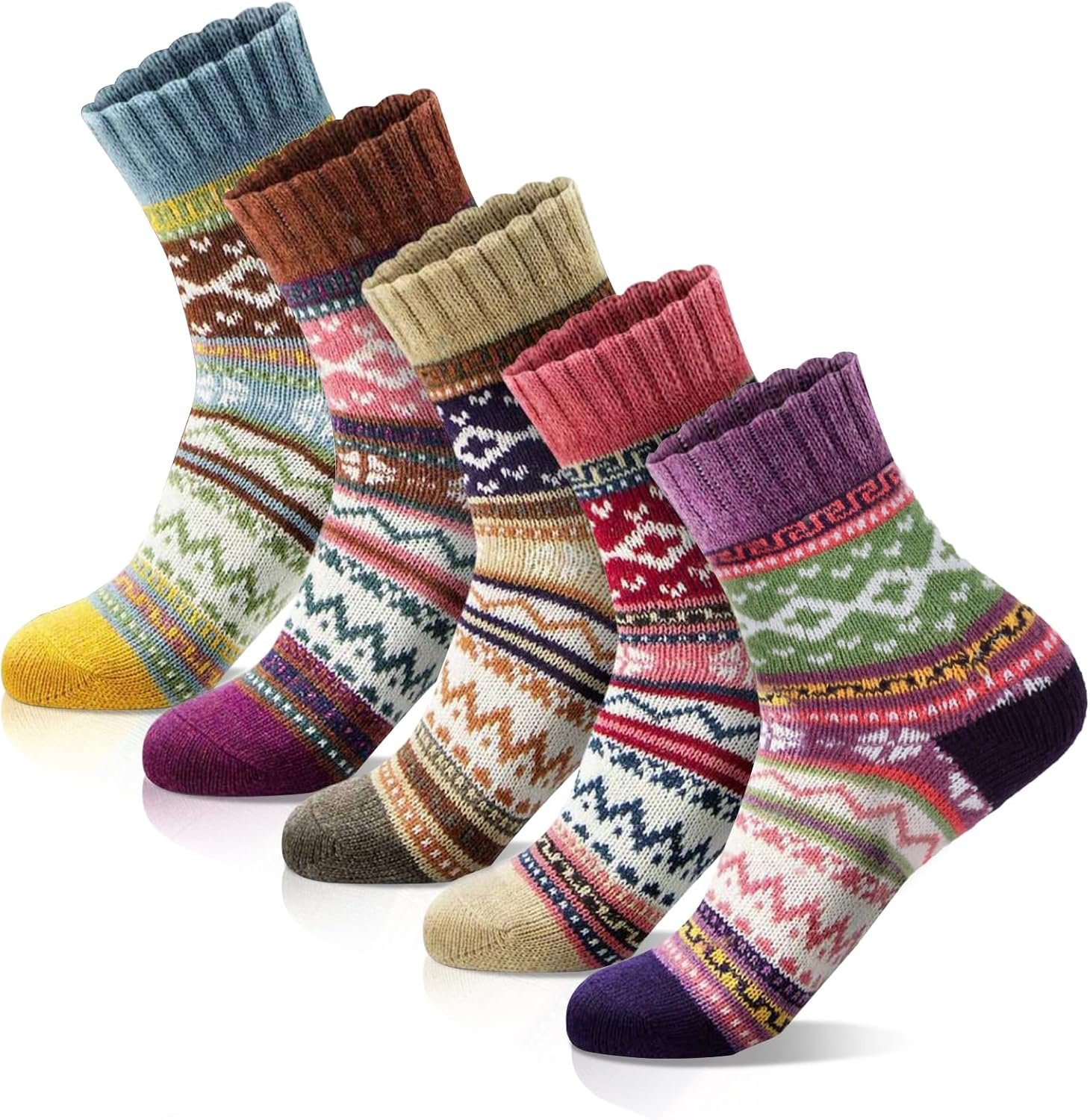 Cozy Wool Socks for Women – Thick & Warm Stocking Stuffers