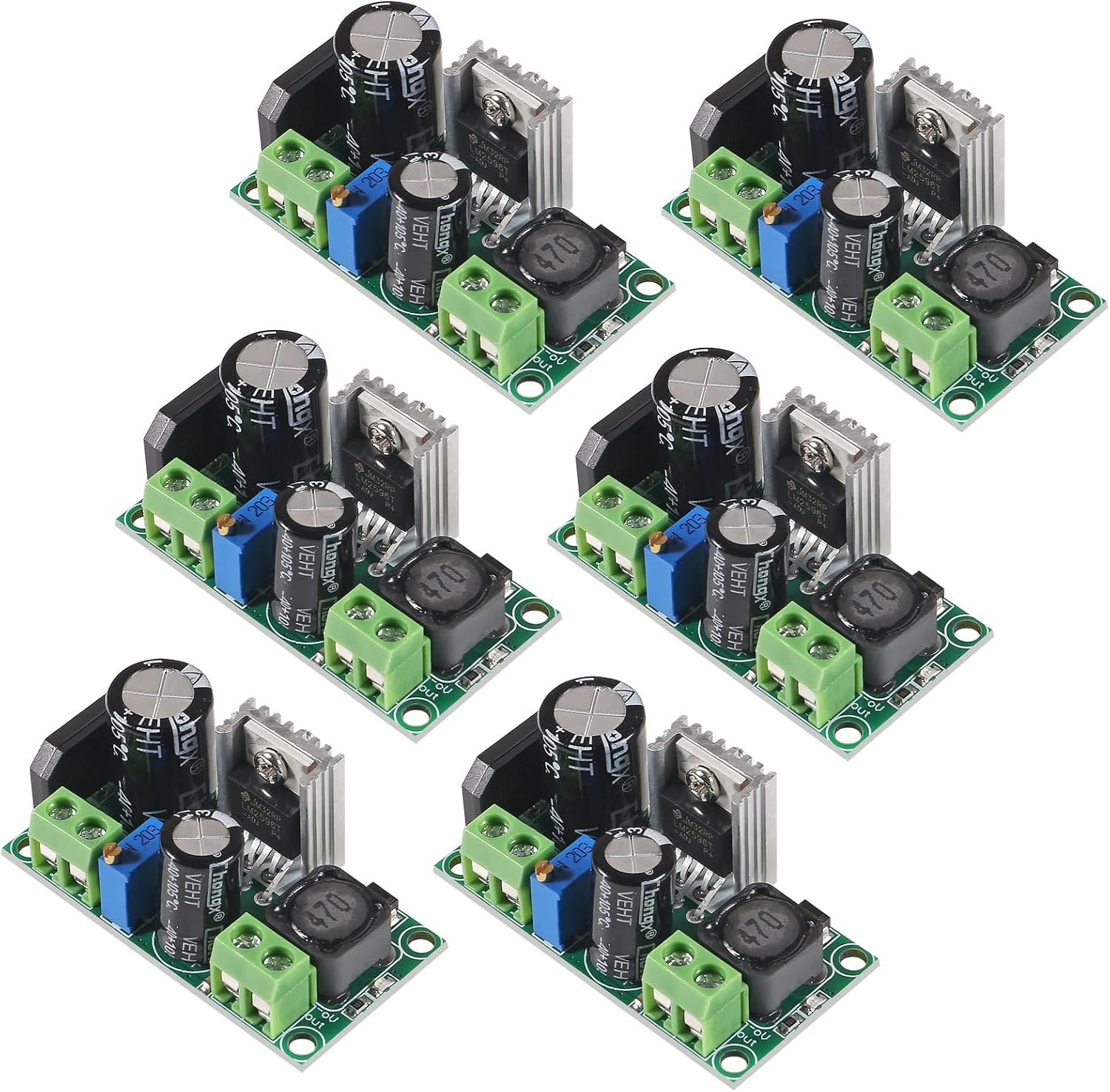 AC/DC Voltage Converter - 6 Piece Adjustable Power Module