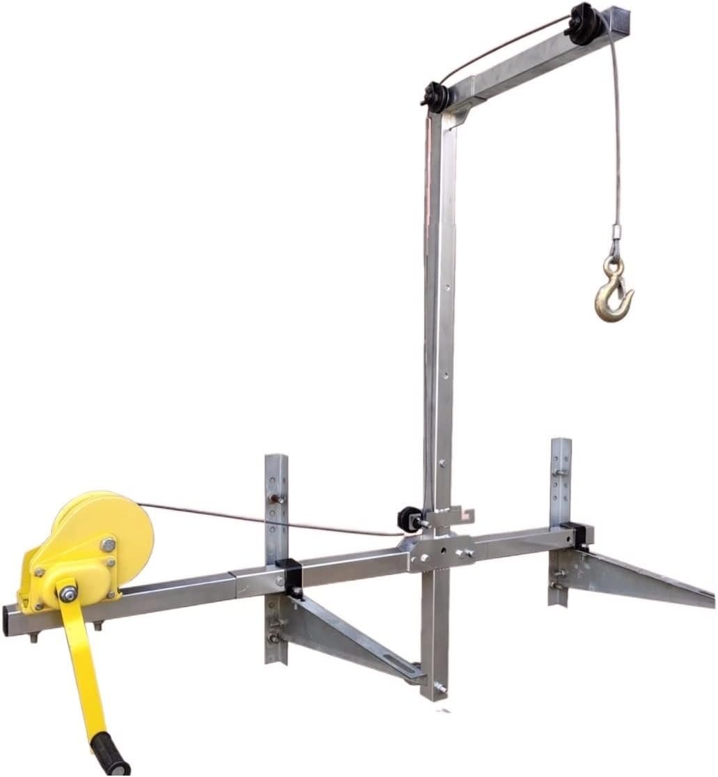 AC Unit Lifting Crane Tool: Install Heavy Air Conditioners Solo & Safely