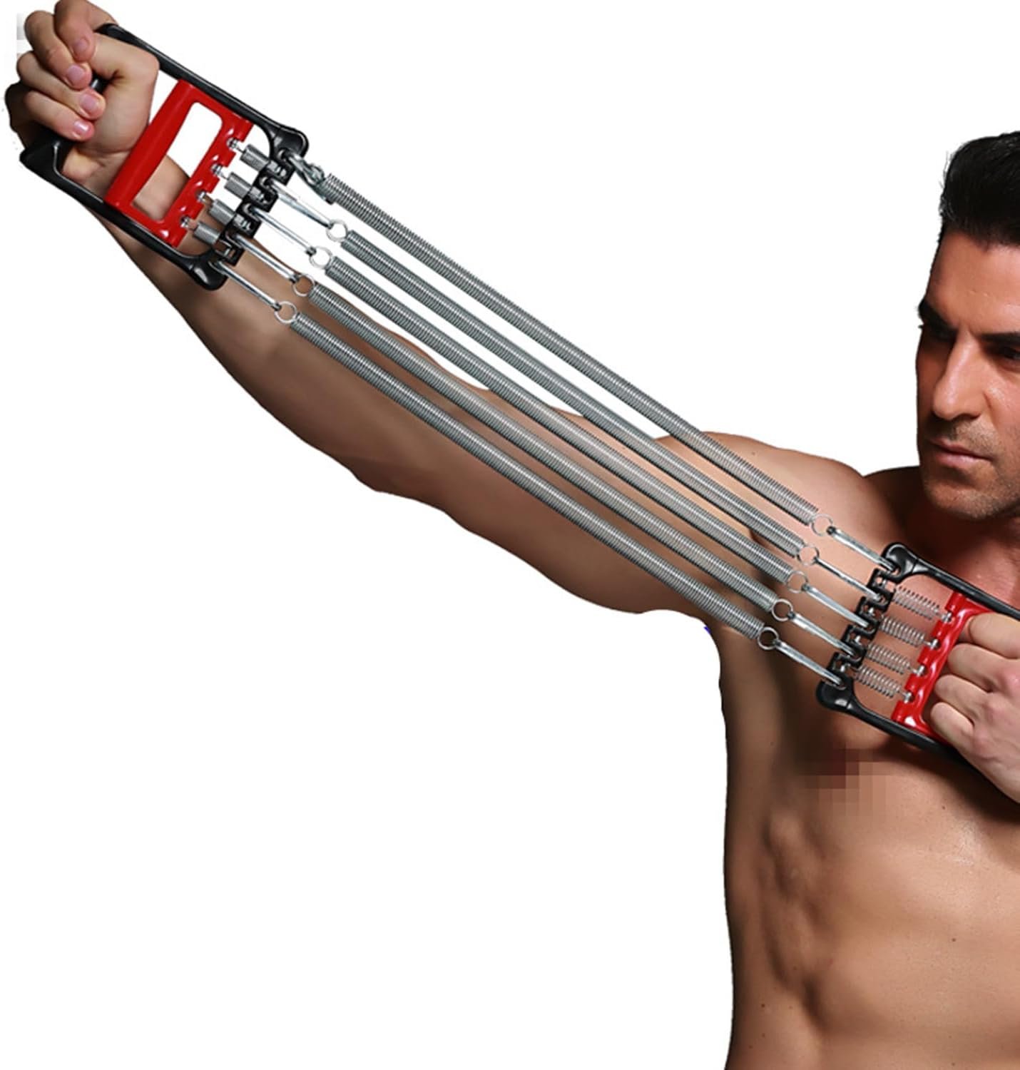 Sculpt Chest & Arms with 5-Spring Adjustable Expander