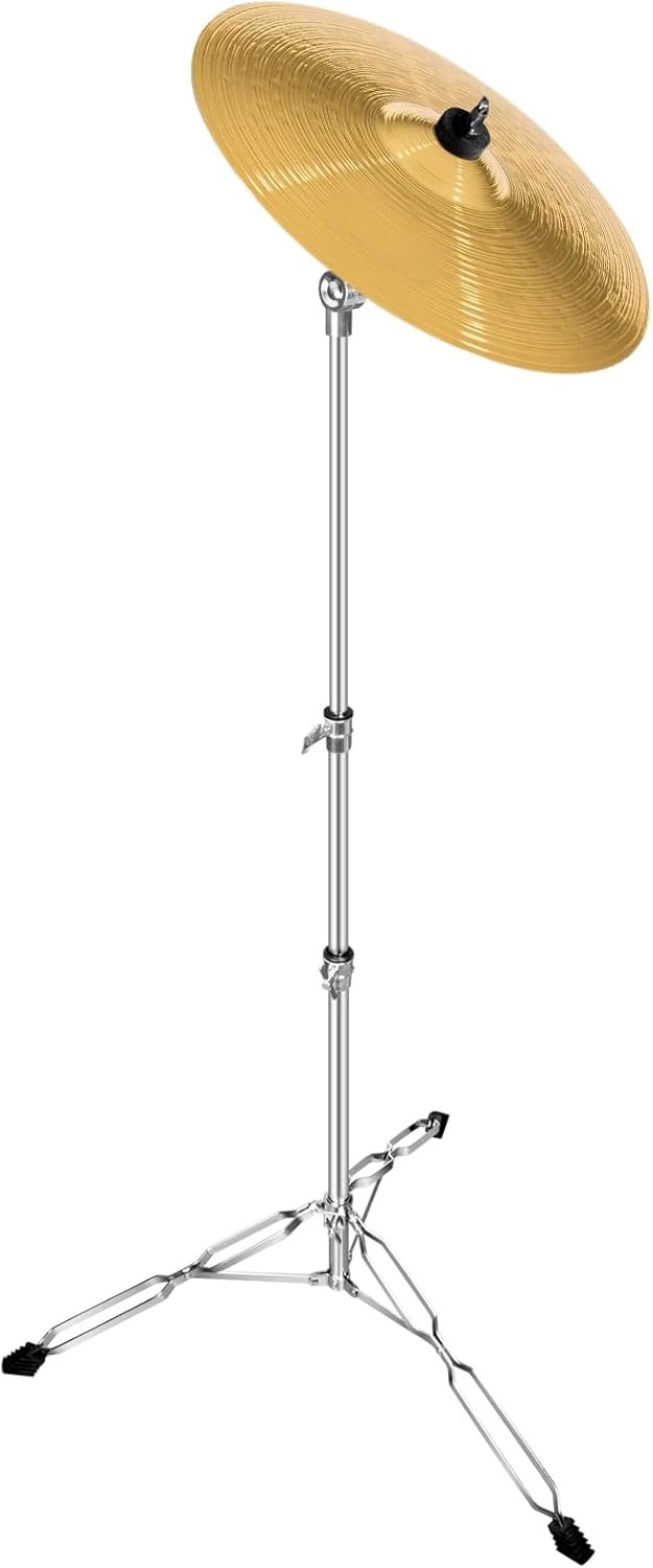 Adjustable Cymbal Stand: Professional Height Control & Easy Transport
