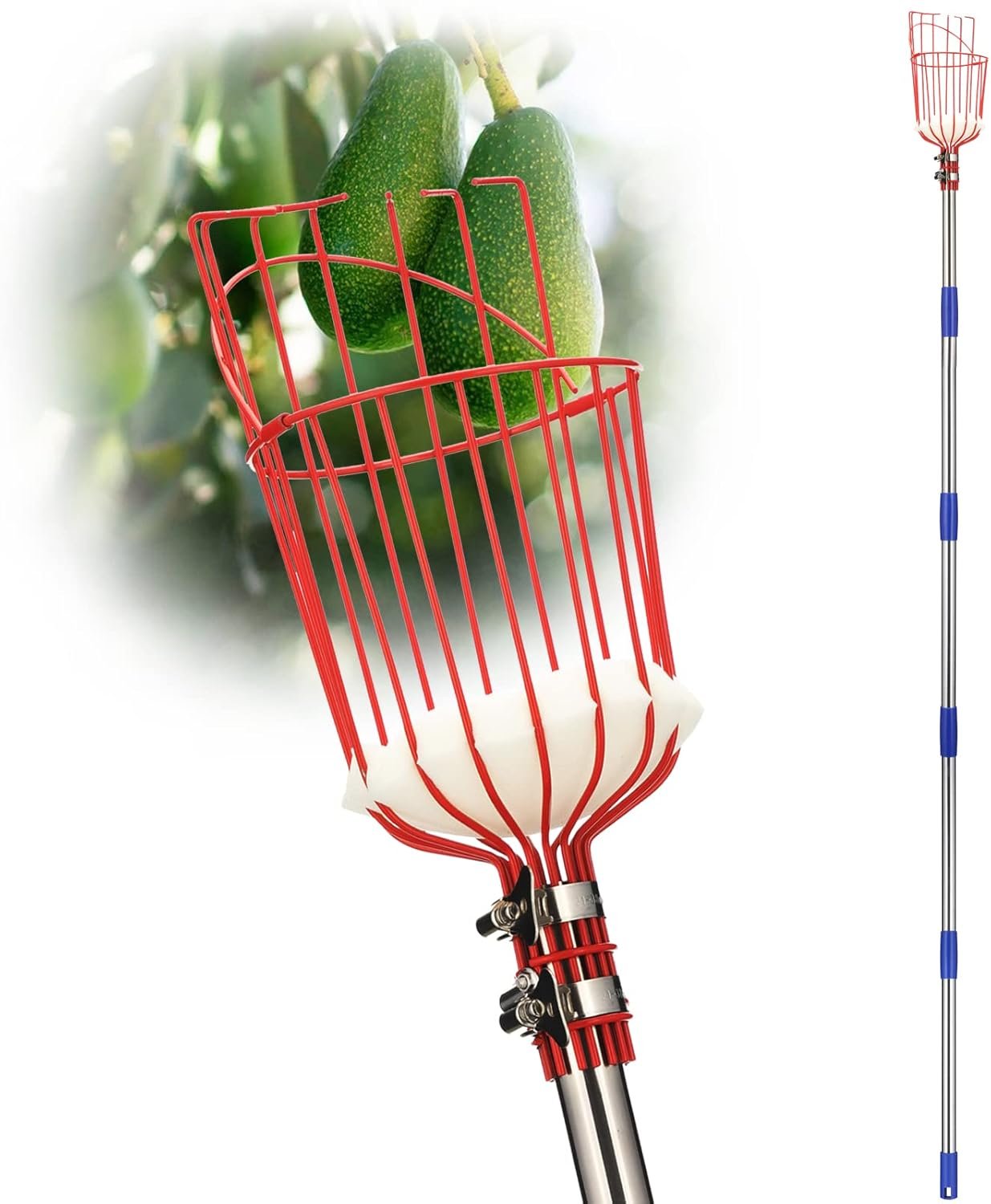 Harvest High Fruits Effortlessly with Adjustable Picker Pole